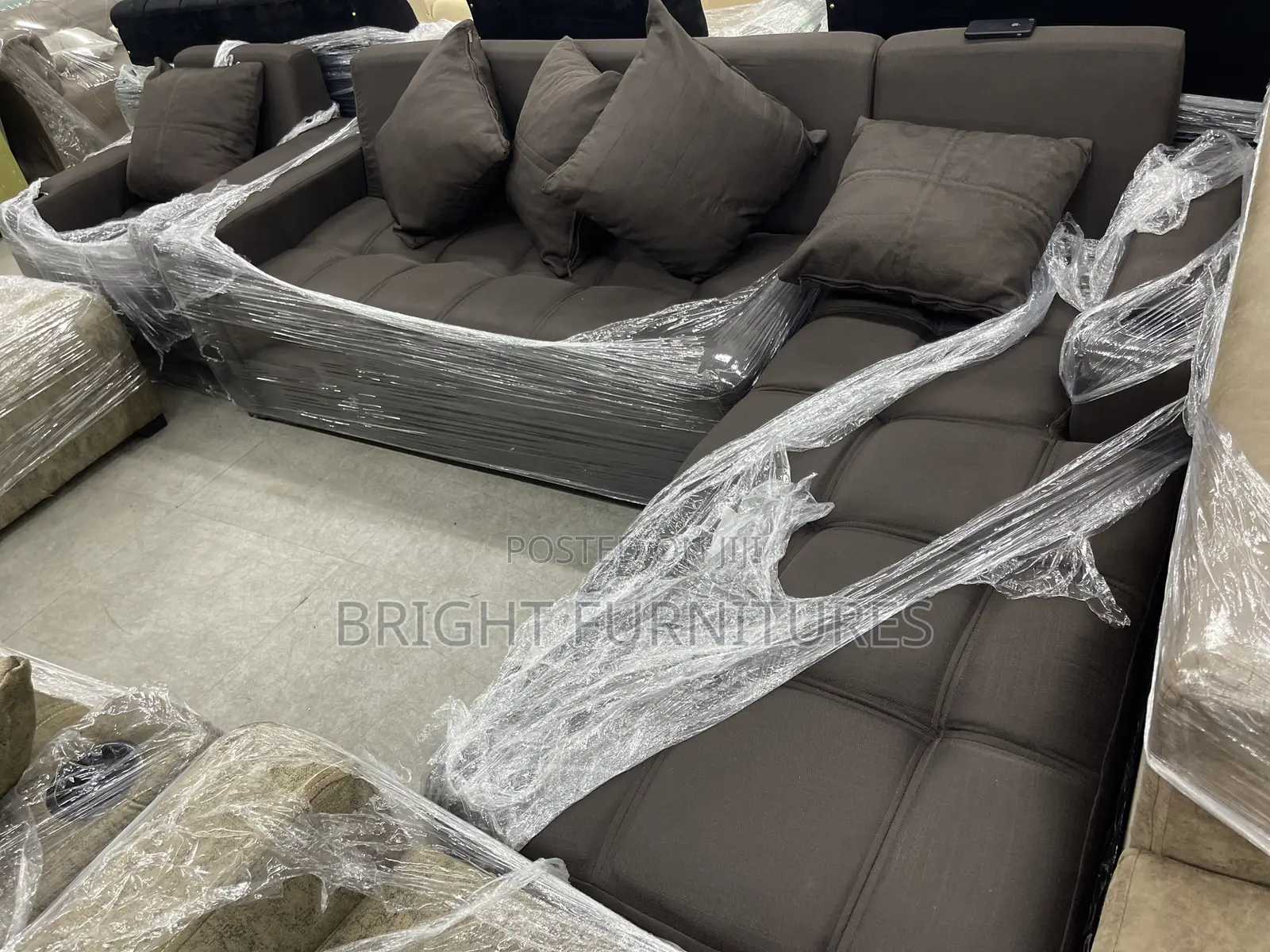 Foreign L Shape Sofa Sets With Single