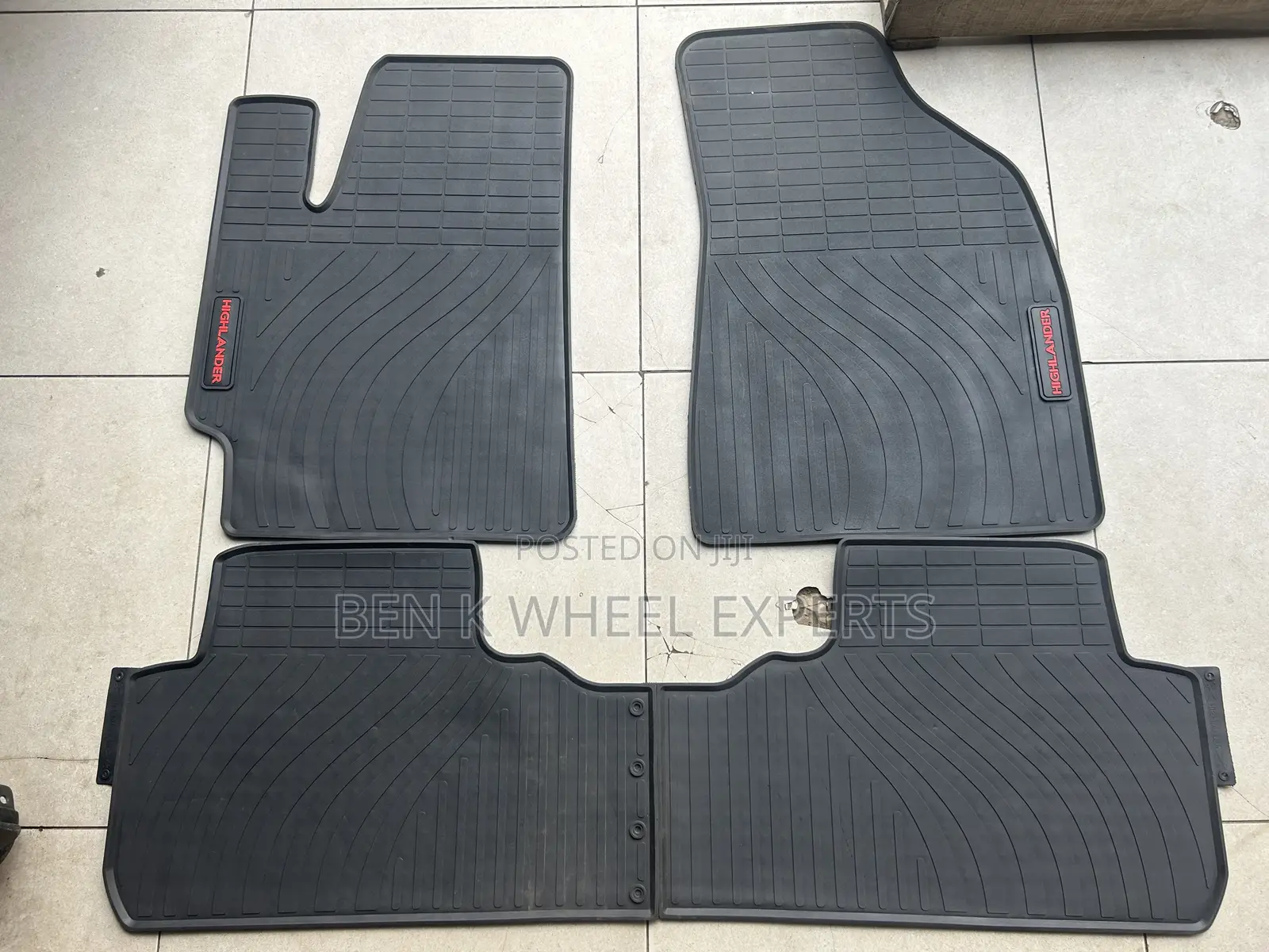 Original Toyota Highlander Car Carpet Set