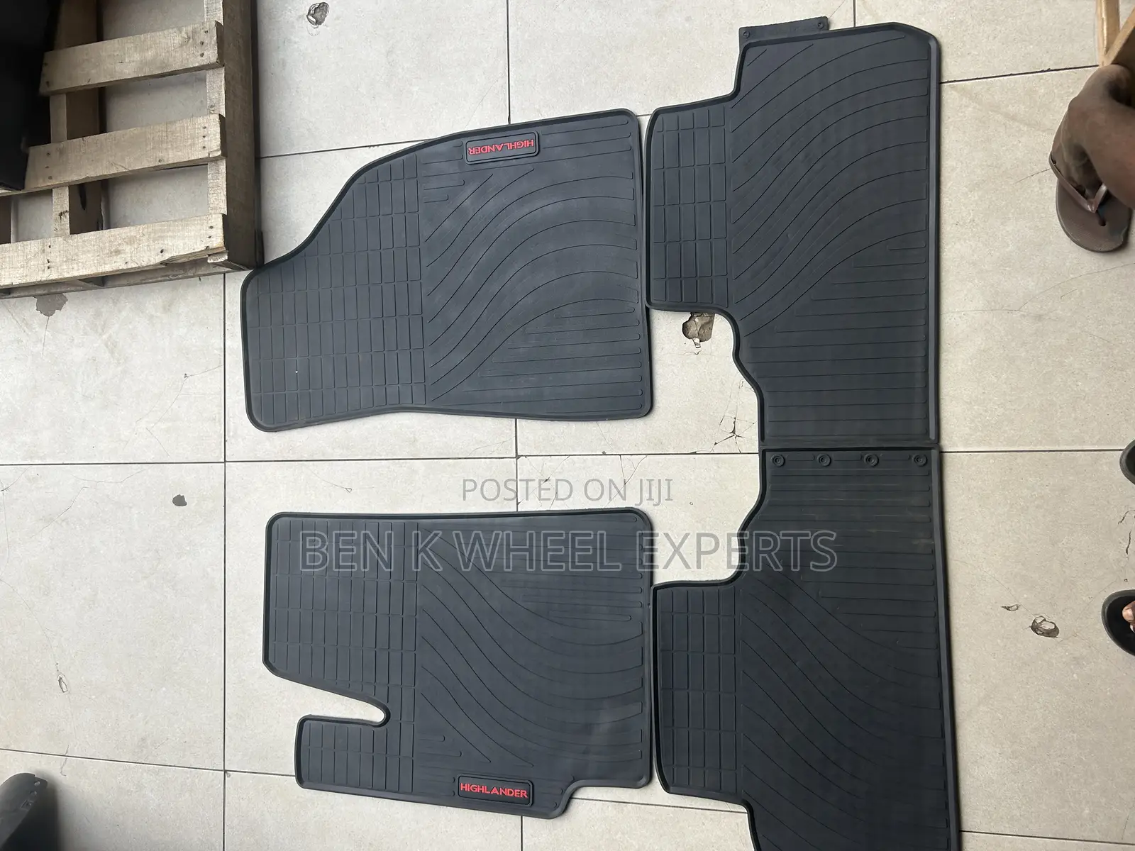 Original Toyota Highlander Car Carpet Set
