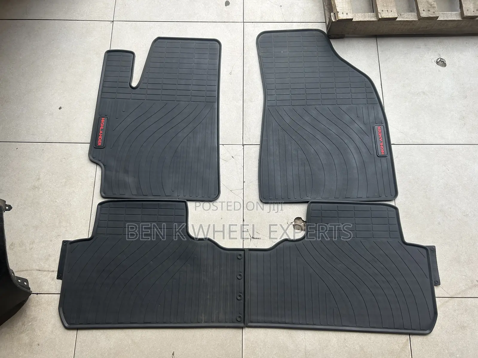 Original Toyota Highlander Car Carpet Set