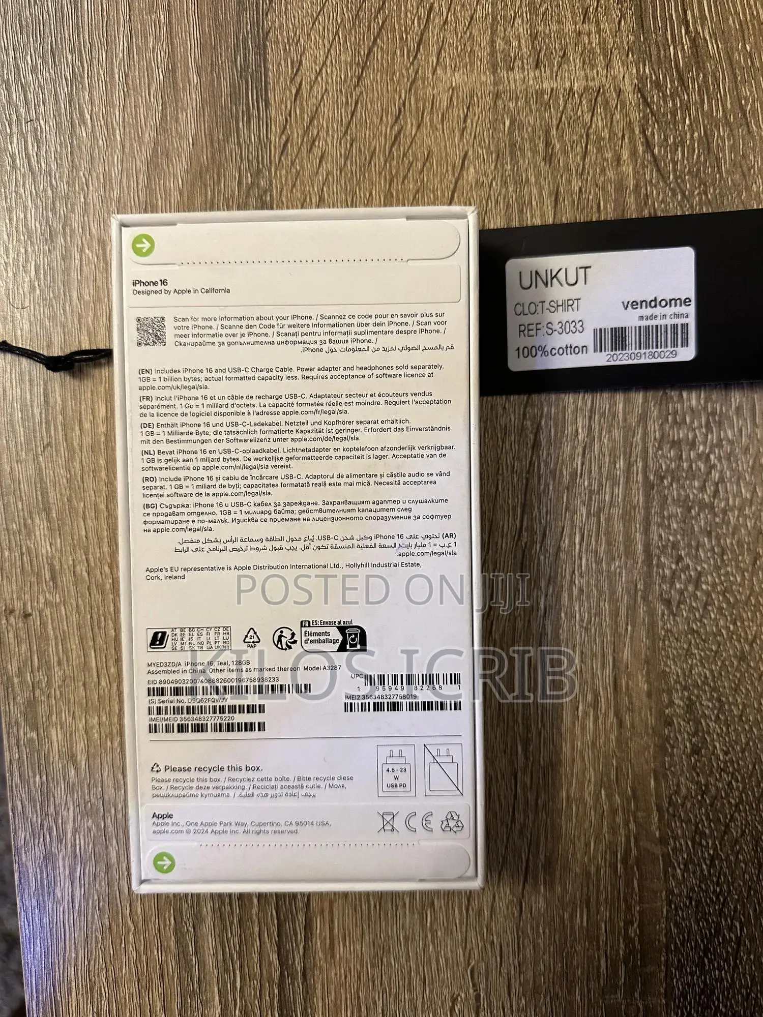 New Apple iPhone 16 128 GB Green