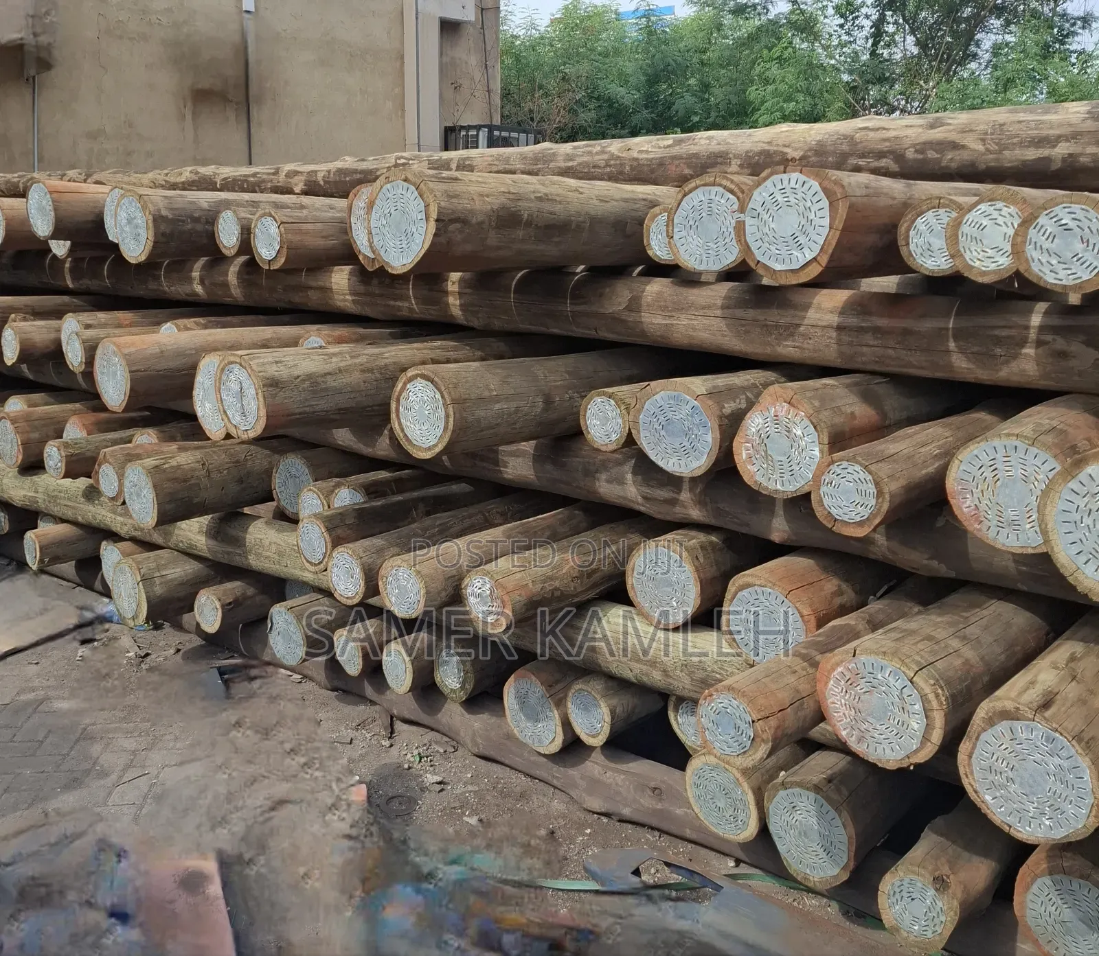 Wooden Poles