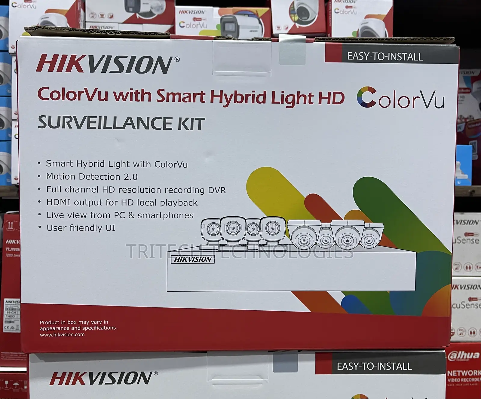 Hikvision 8ch Kit 2mp/1080p Full-Color Vu + Audio