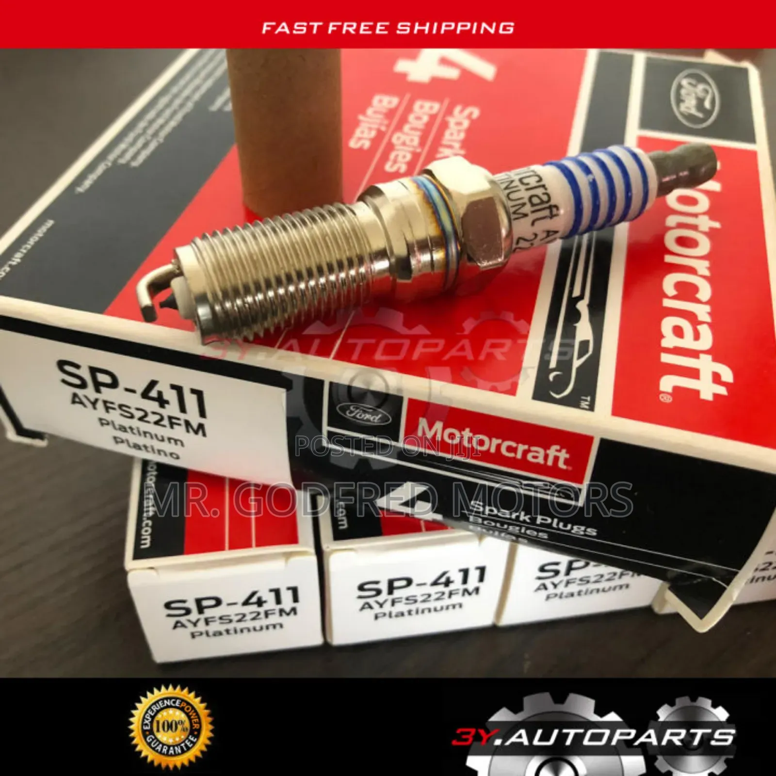 Ford Fiesta 2014-16 Spark Plugs. Original.