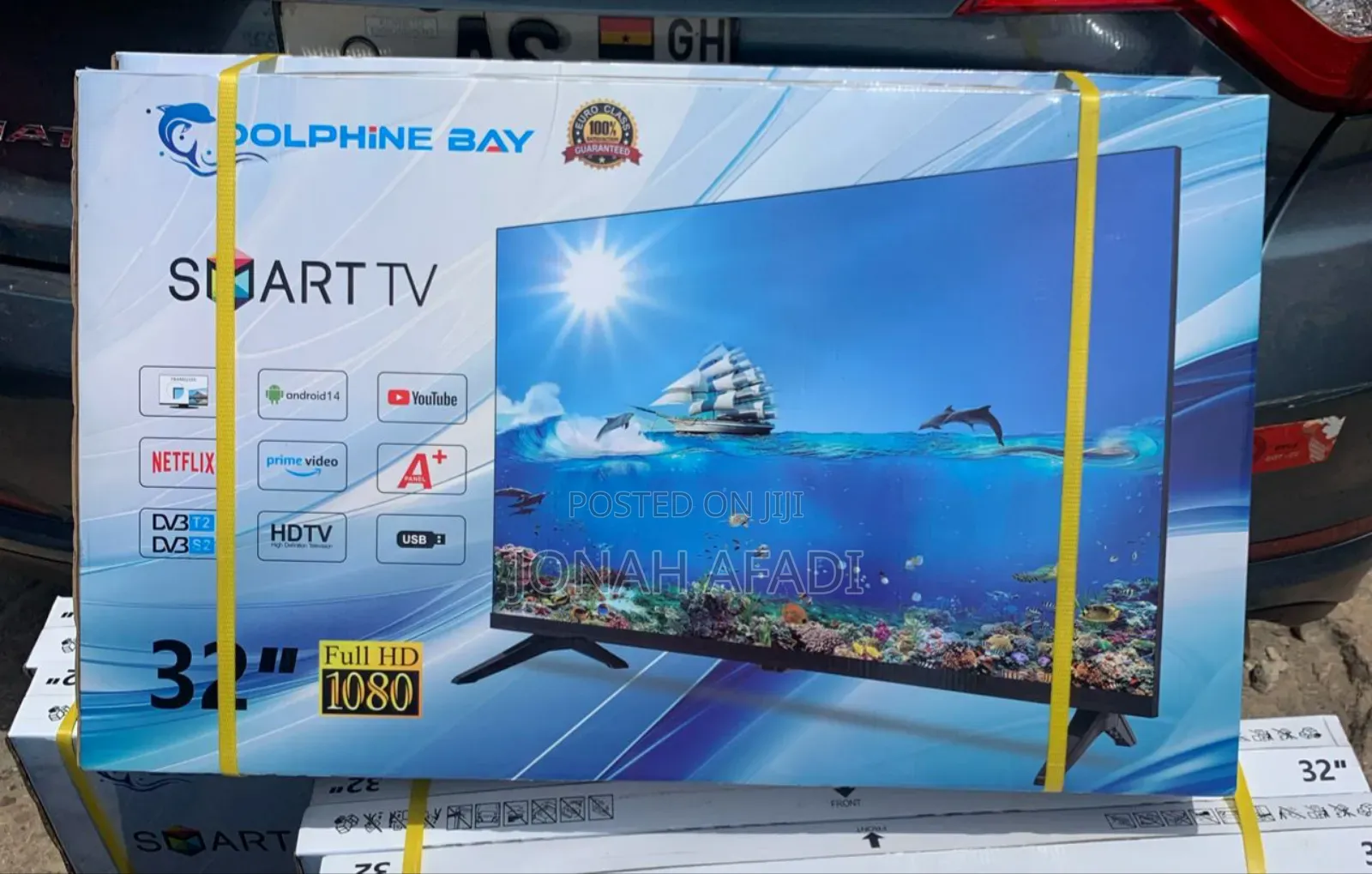 Dolphins Bay 32′′ Frameless FHD Smart Android Tv