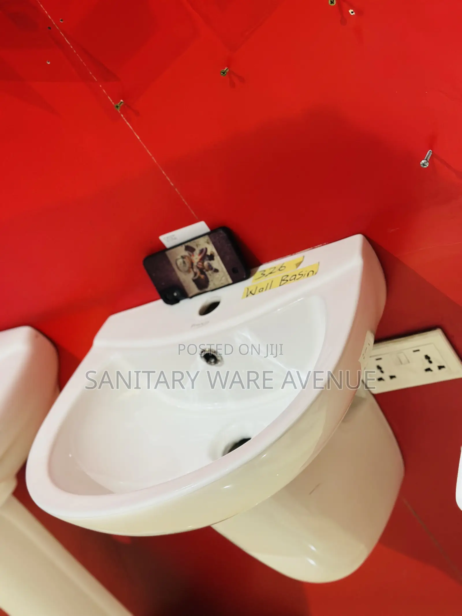 Wall Hung Basin - Bathroom Sink - Canvas Basin