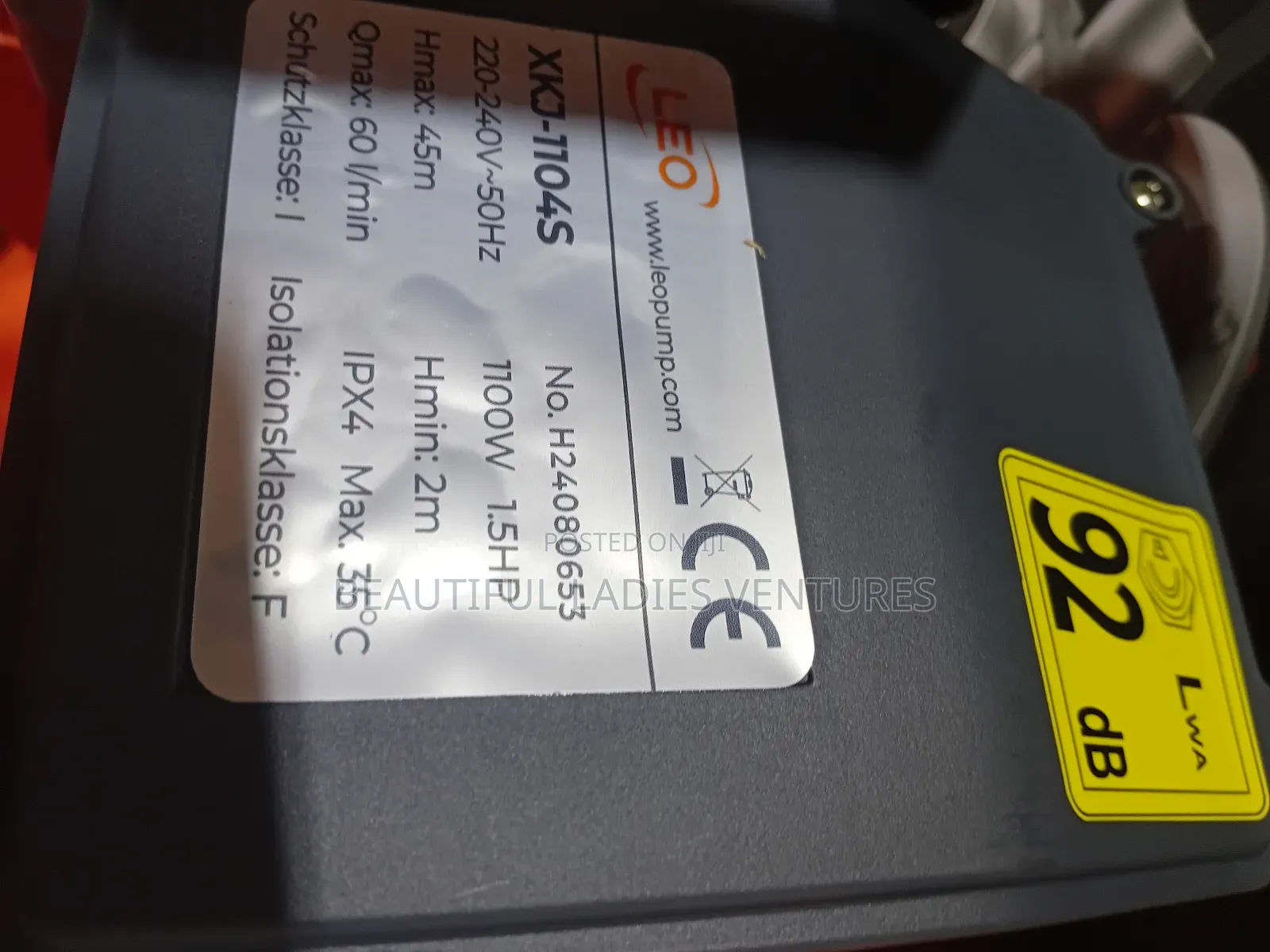1.5hp Brand New Electric Surface Pressure Pump