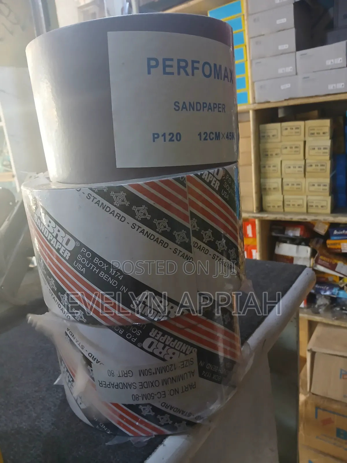 Sandpaper Full 50m/45m (P120/P80/P60)