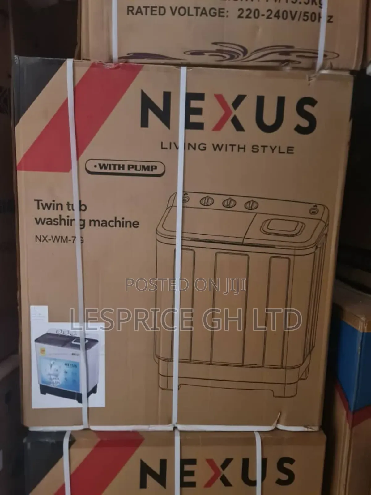 Nexus 7kg Washer- Clean Clothes, Less Efforts