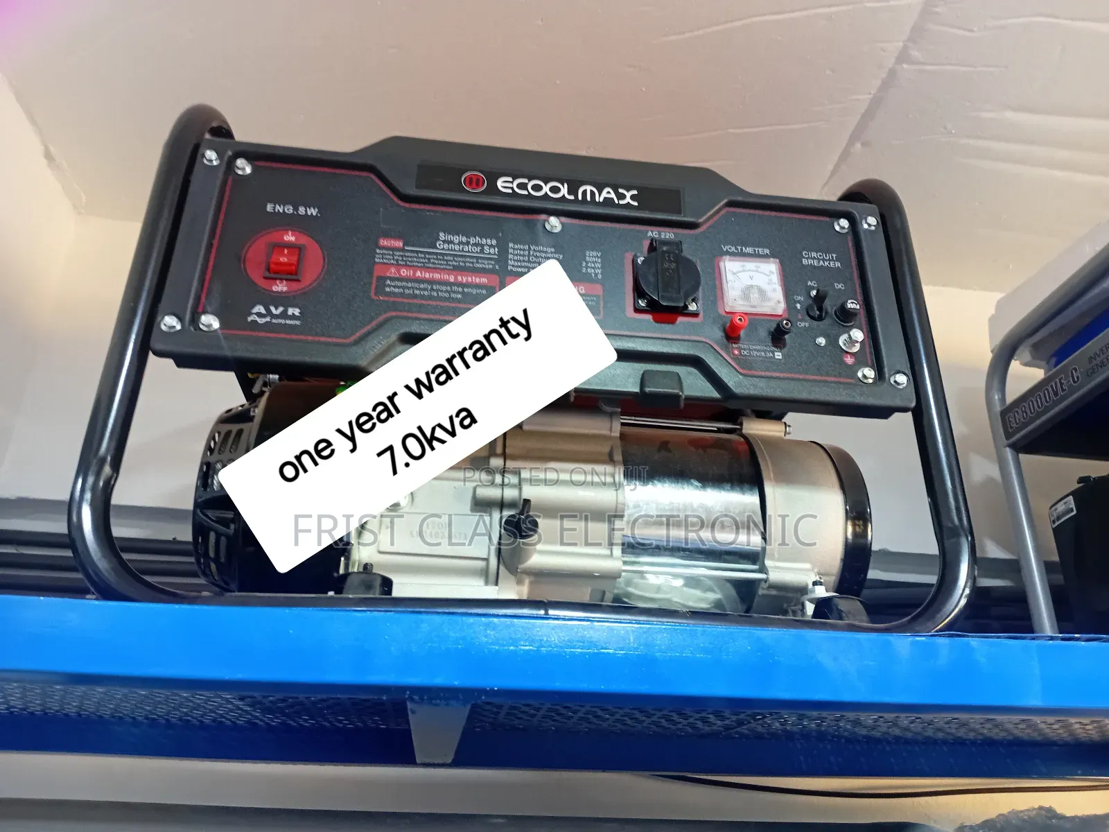 7.0kva Single Phased Petrol Power Supply Unit