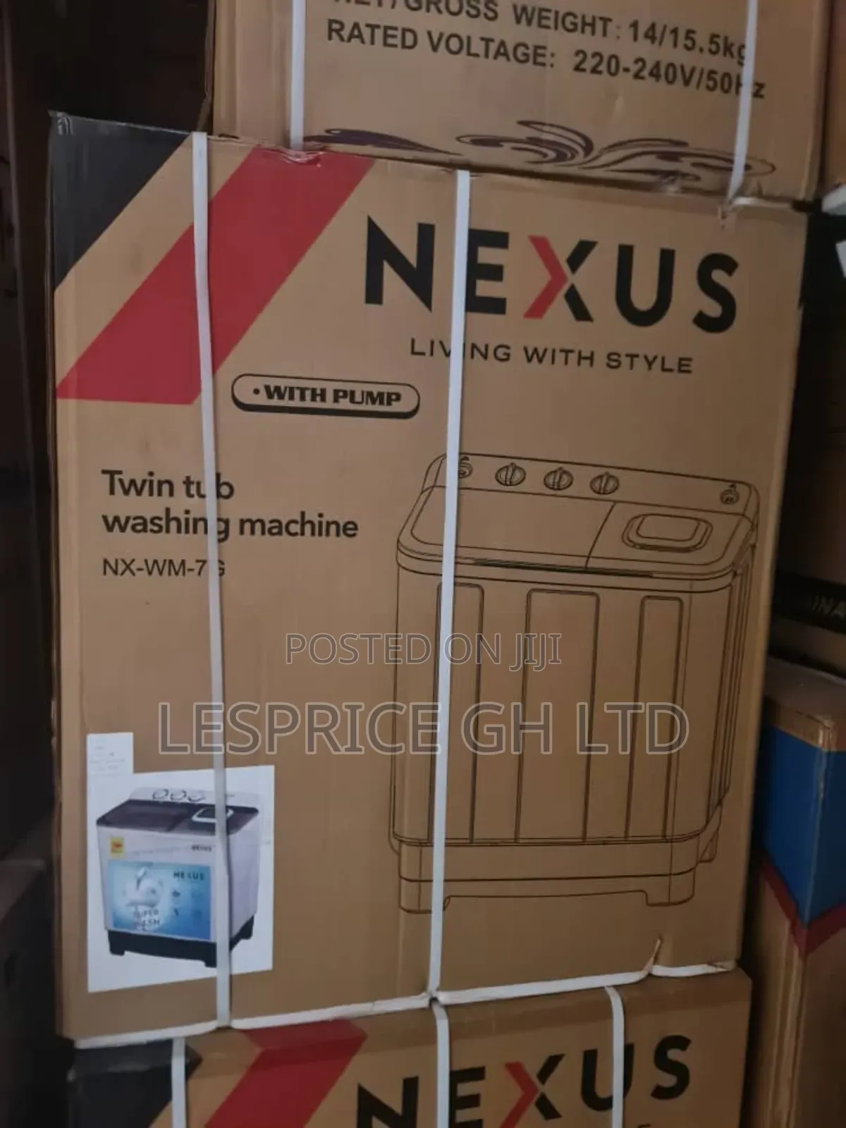 Nexus 7kg Washer - Gentle on Fabric!