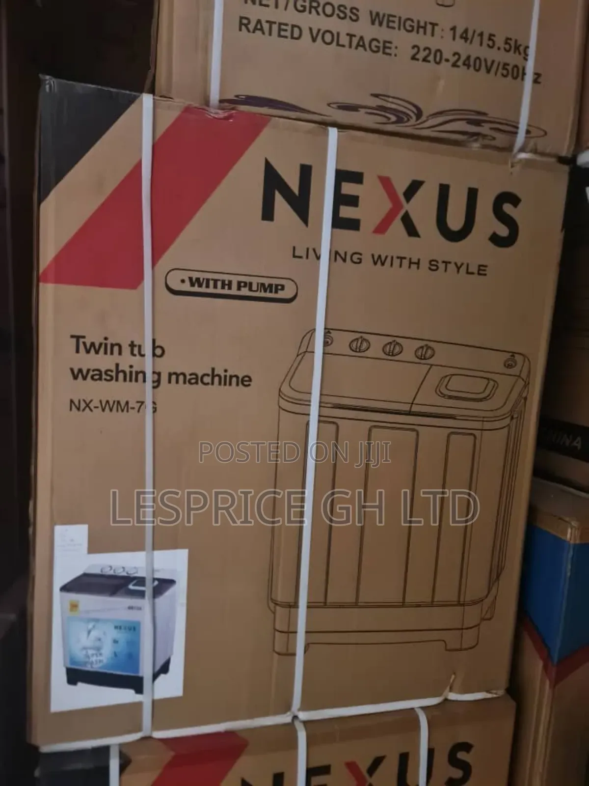 Semi Auto, Fully Efficient Nexus 7kg Washer