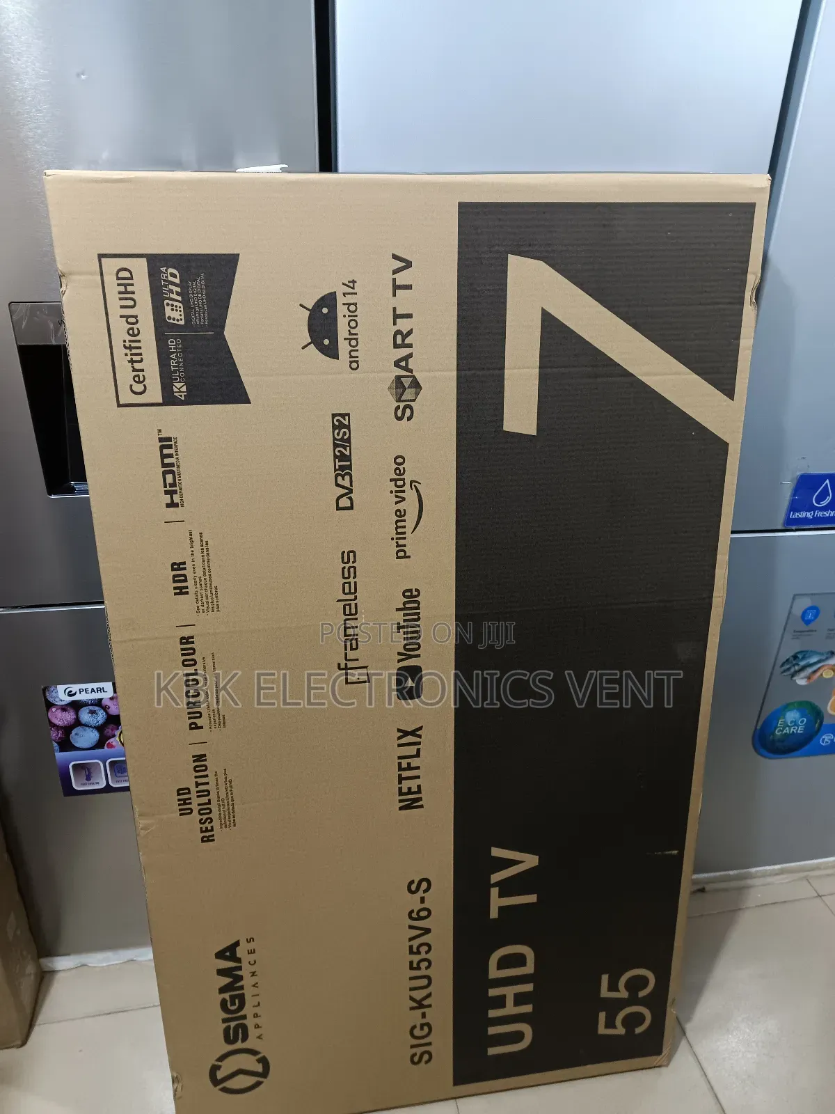 Sigma 55" Smart Uhd4kandroid Satellite Led Tv