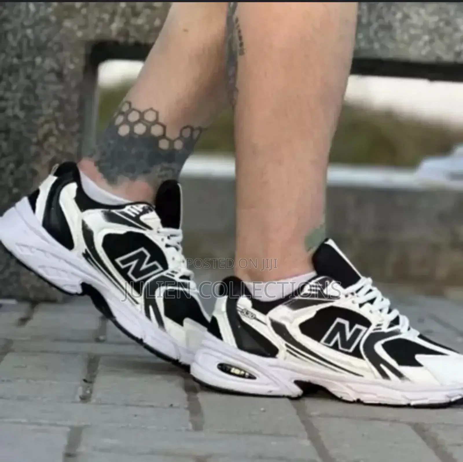 New Balance 530 Black and White