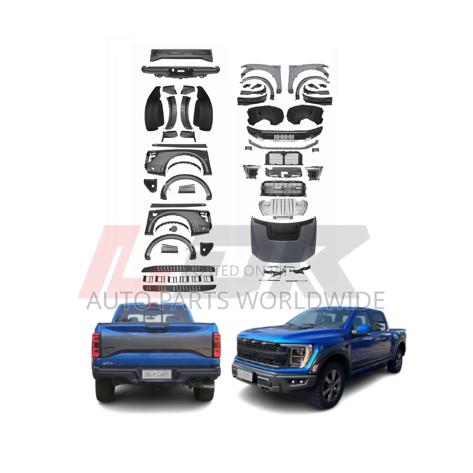 Ford F150 2008-2020 Upgraded to 2021-2024 Bodykits