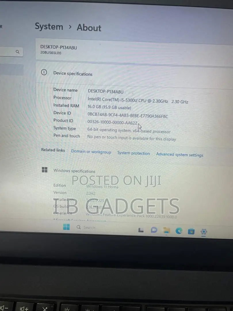 Laptop Lenovo ThinkPad T450 16GB Intel Core I5 HDD+SSD 250GB