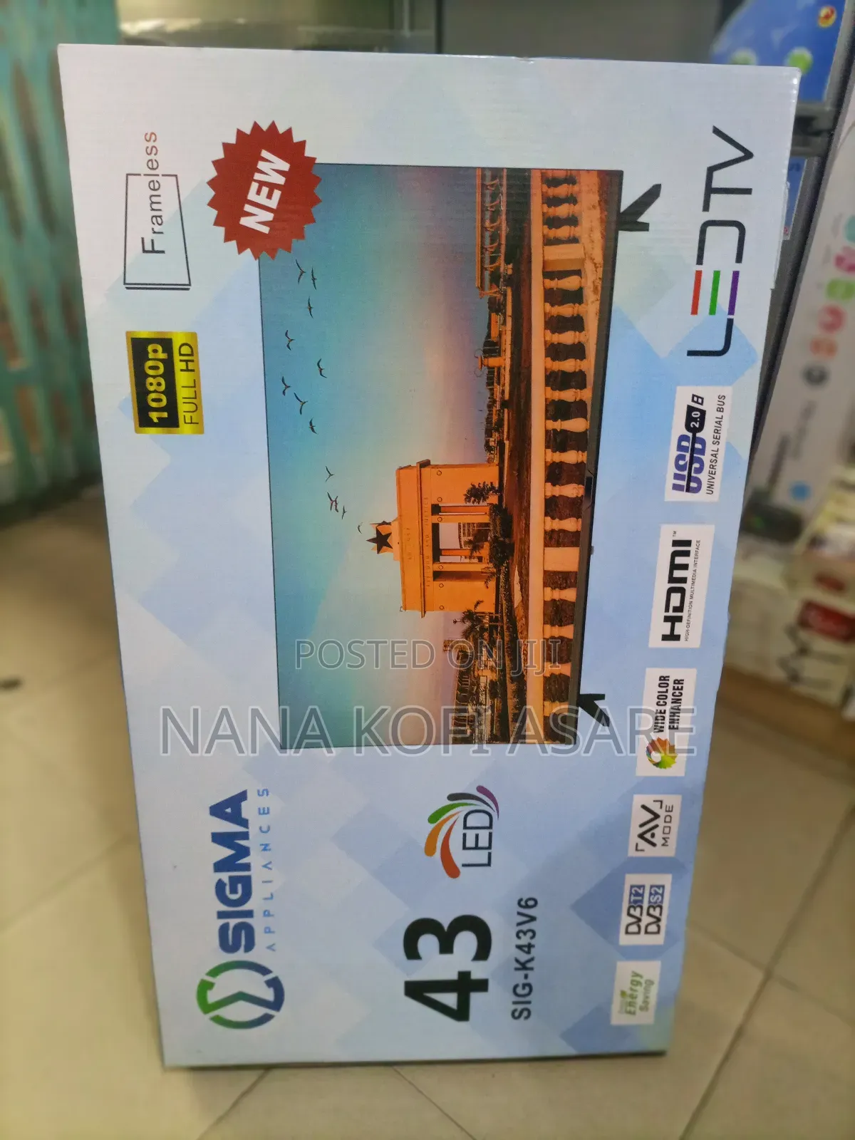 Sigma 43inch Digital Satellite Tv Frameless