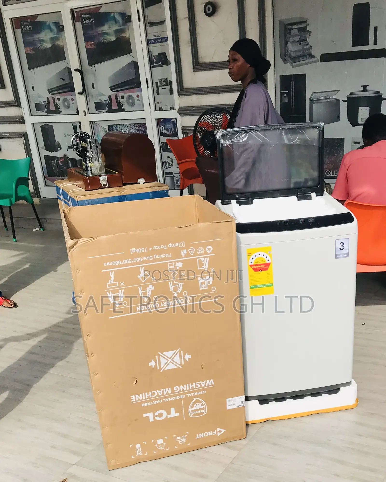 Kindly Buy TCL 8kg Topload Smart Grey Semiauto Washer