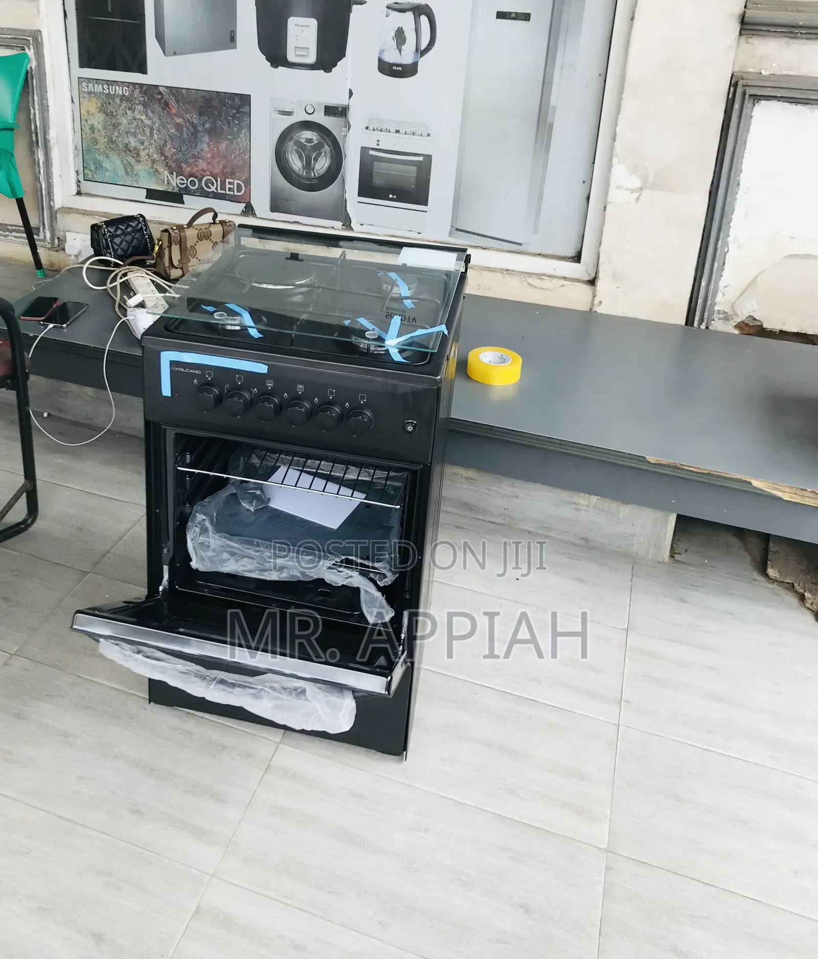 Shop Premium Volcano 50x50 3 Gas + 1 Electric Burner.