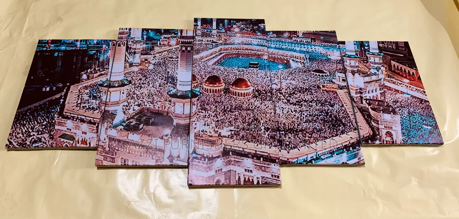 Islamic Wall Arts Canvas 3d Panels Frames Hd Ka'bah
