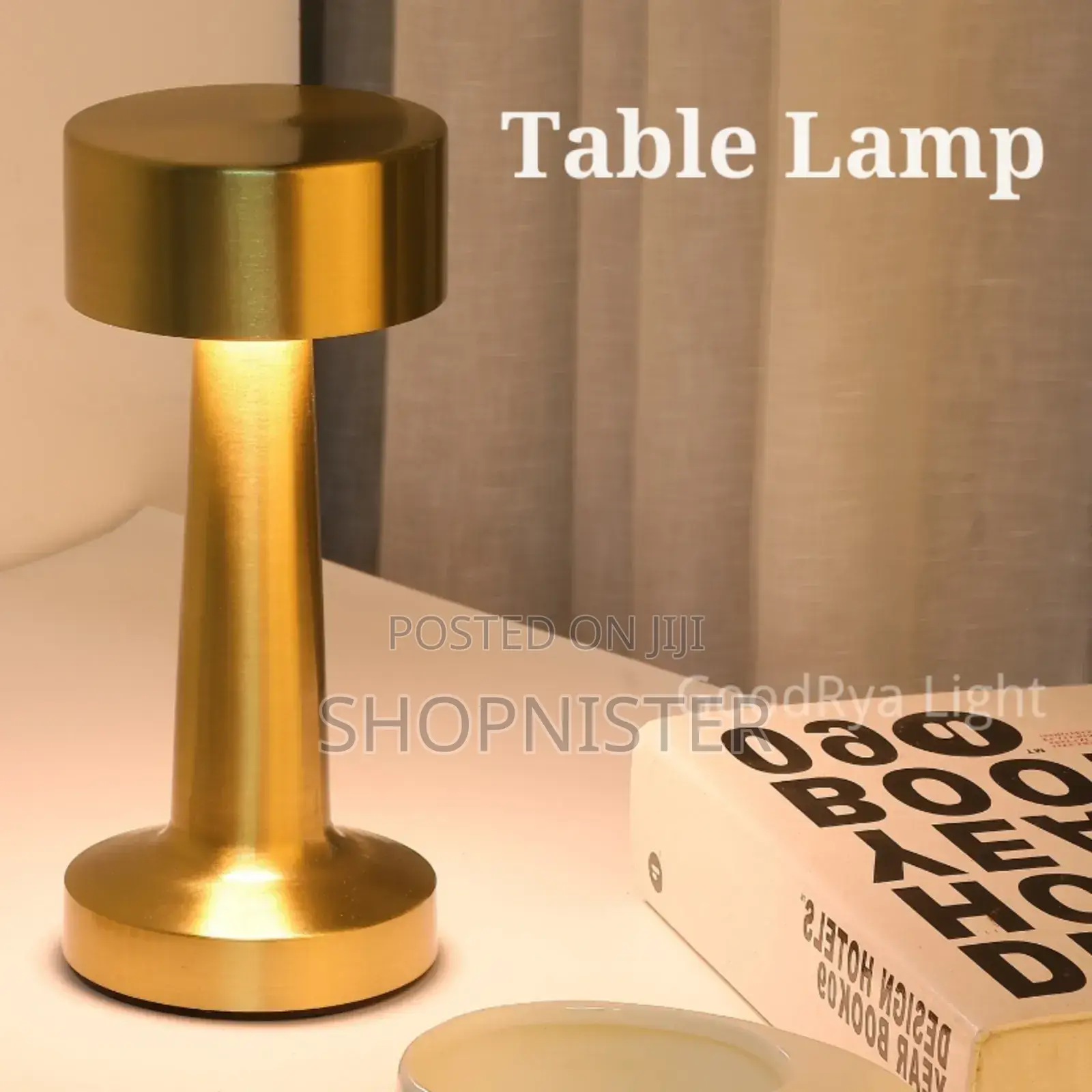 Table Lamp 3 Colour Temperature Gold