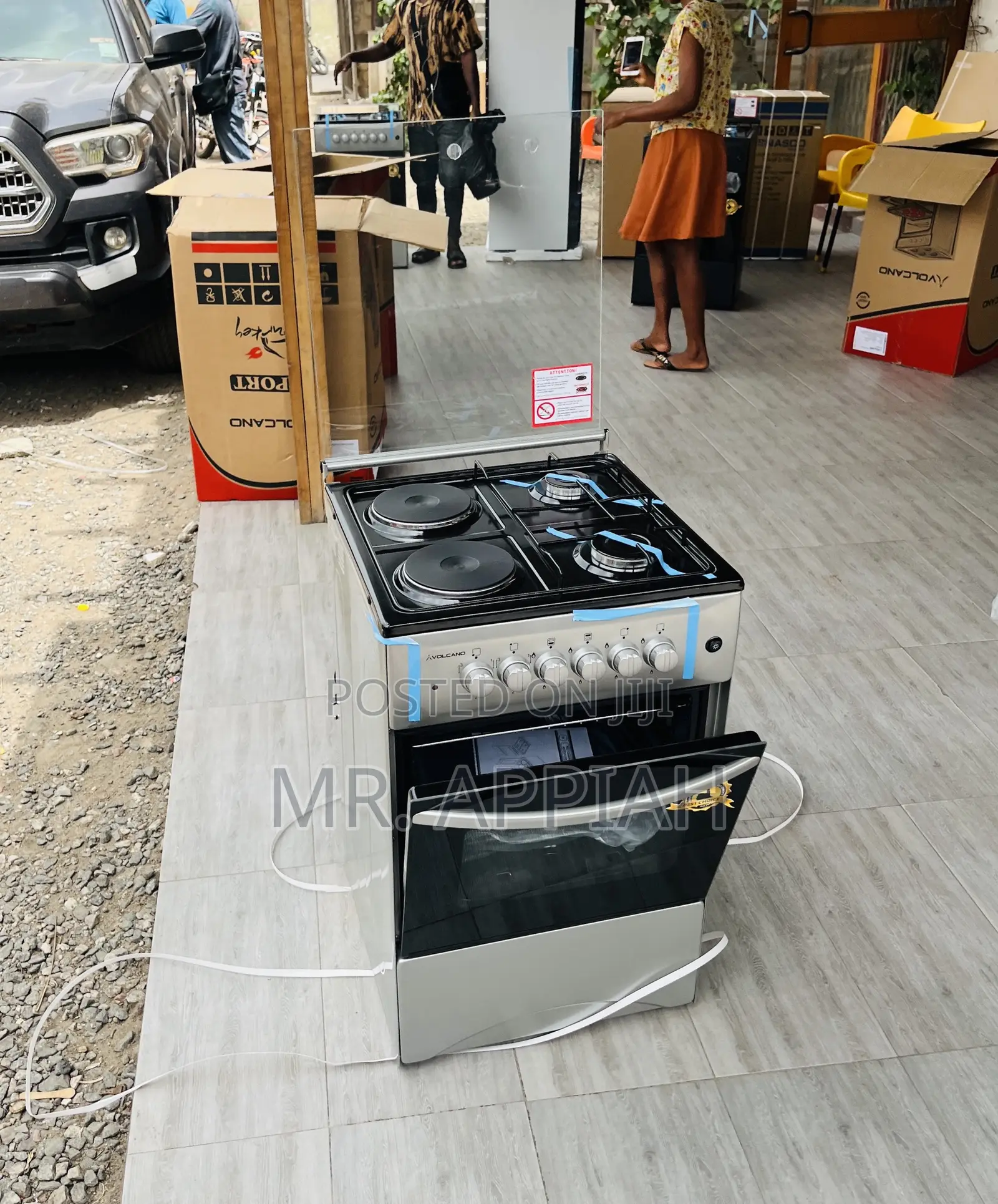 Premium Quality Volcano 50x50 2 Gas With 2 Electric Burner.