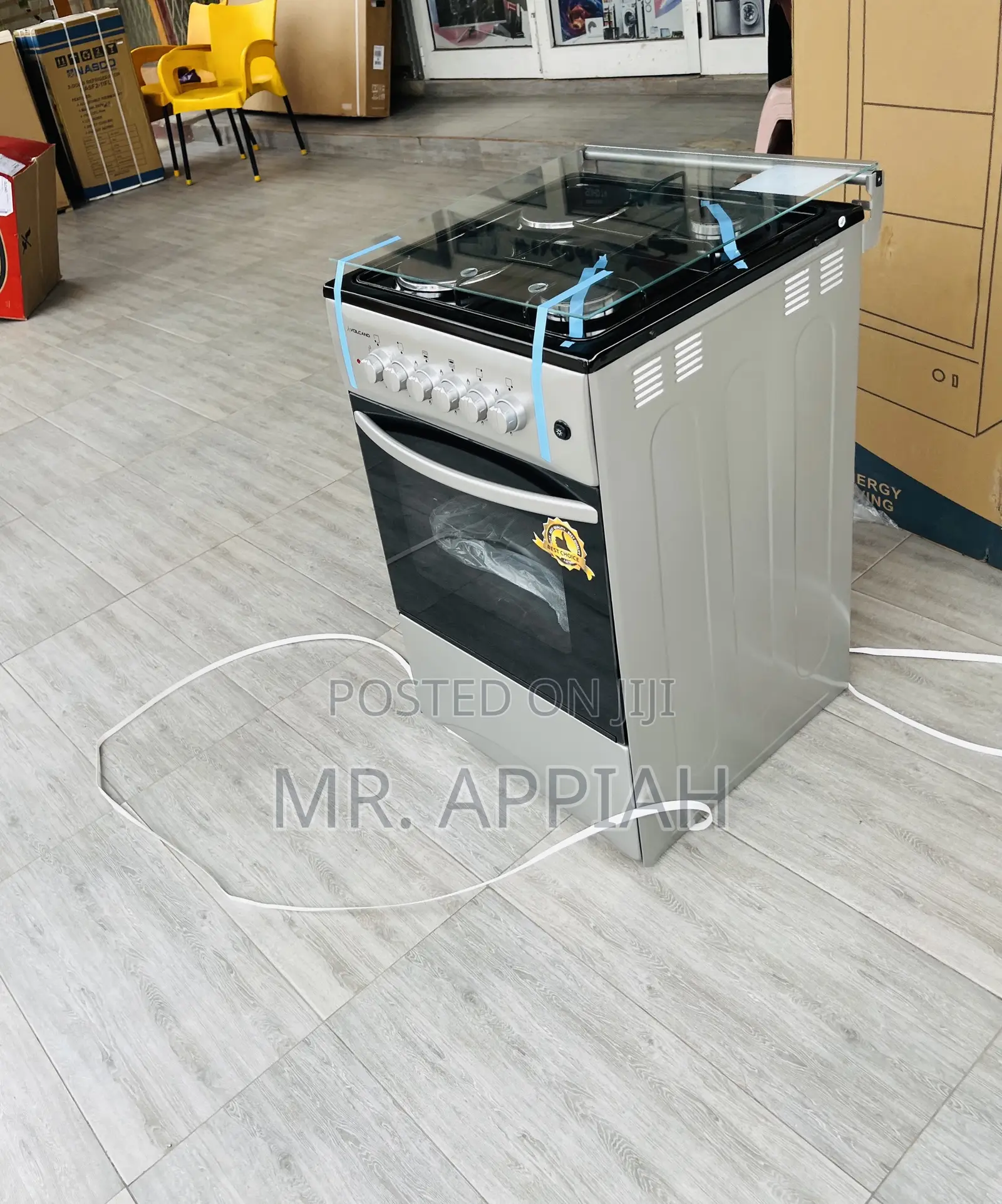 Shop Premium Volcano 50x50 2 Gas + 2 Electric Burner 