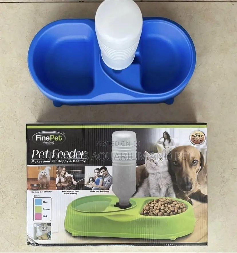 Pet Feeder 2 in 1 Bowl With Bottle