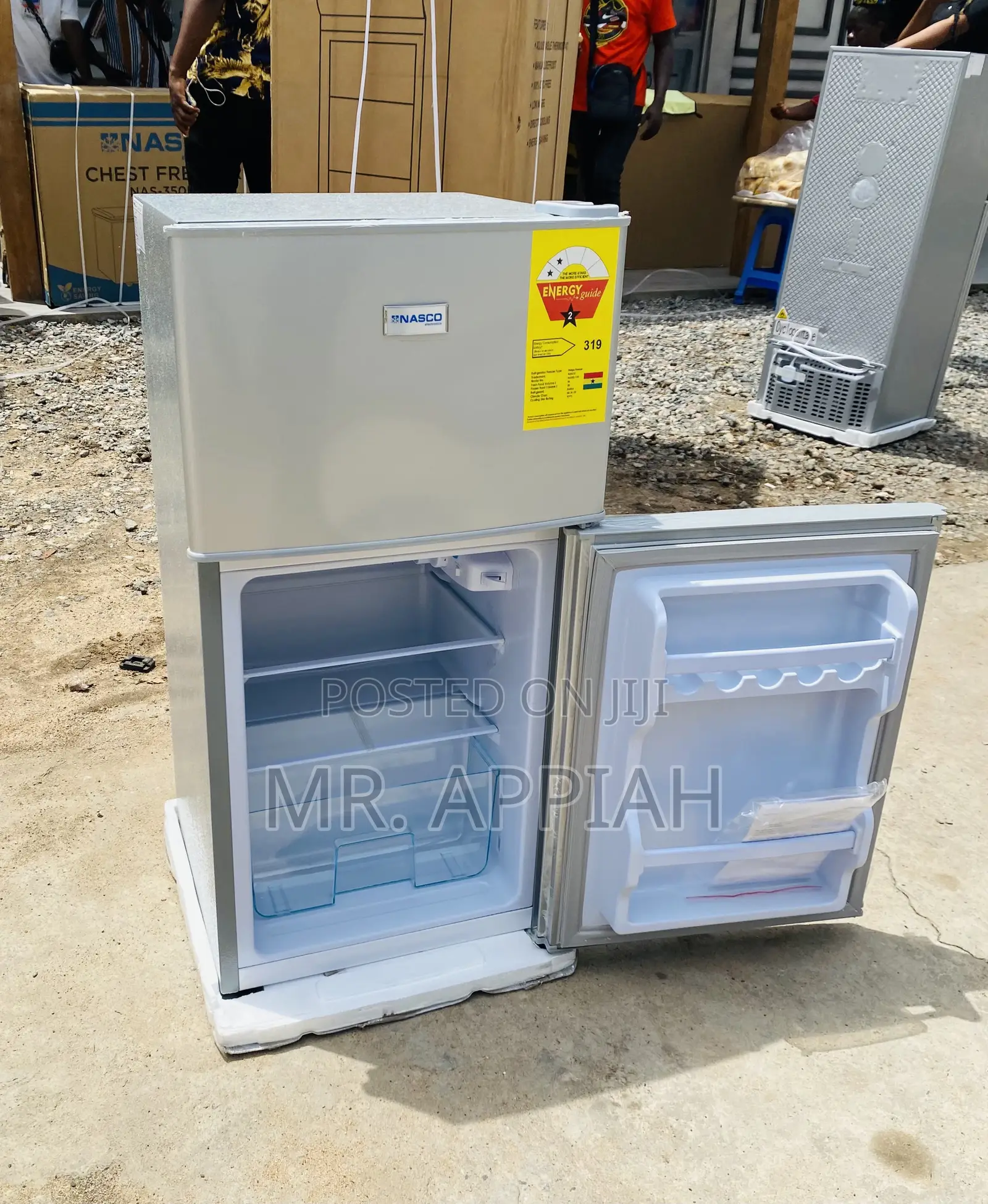 Premium Quality Nasco Nasf2-11fl 2 Door Table Top Fridge.