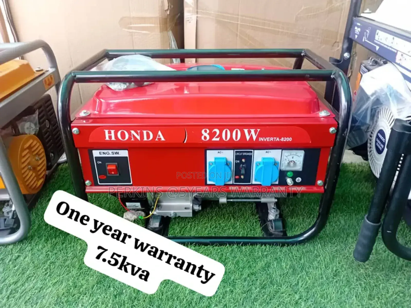 Exuberant 7.5kva Switch Start Japan Honda Generator Petrol