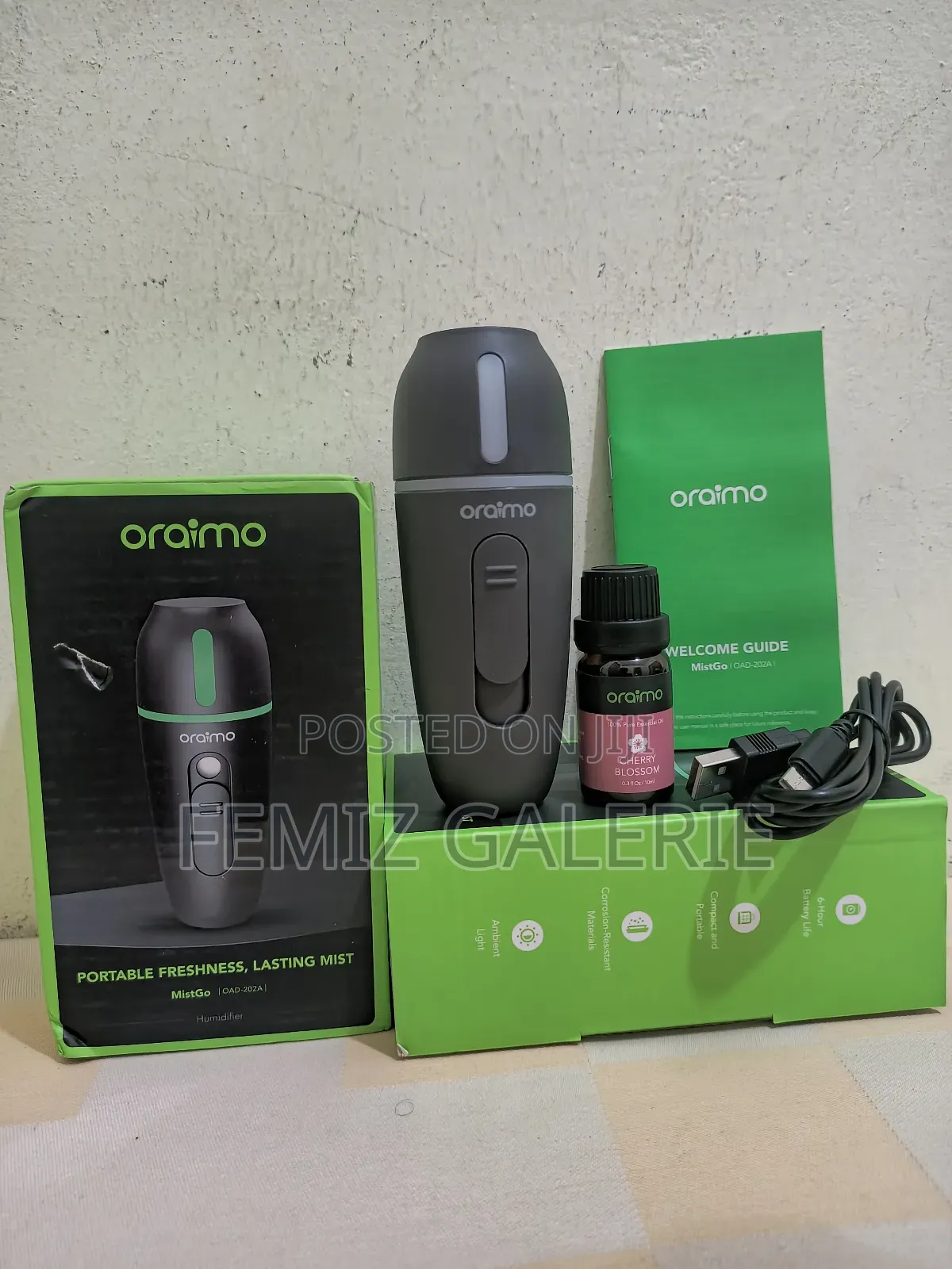 Oraimo Mist Go Portable Aroma Diffuser