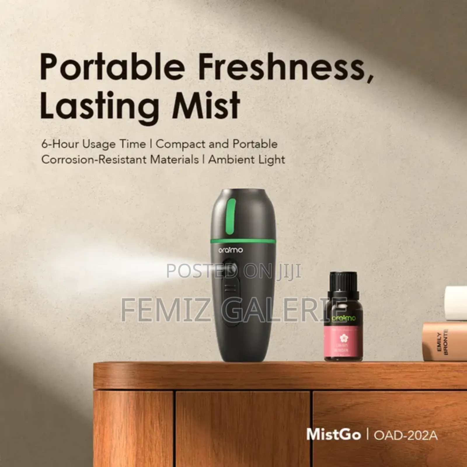 Oraimo Mist Go Portable Aroma Diffuser