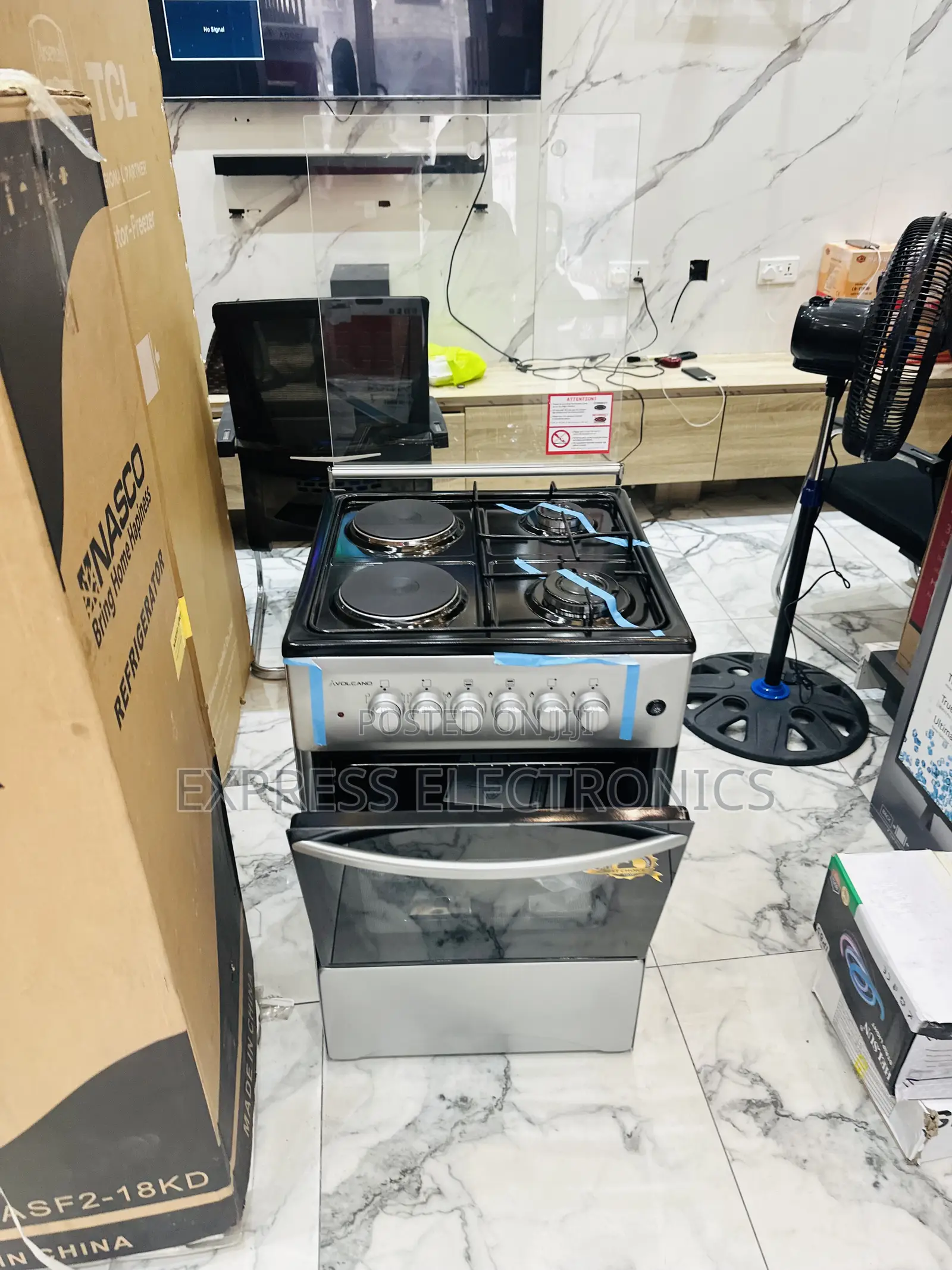 Shop From Us Grey Color Volcano 2-2 Stove 50/50