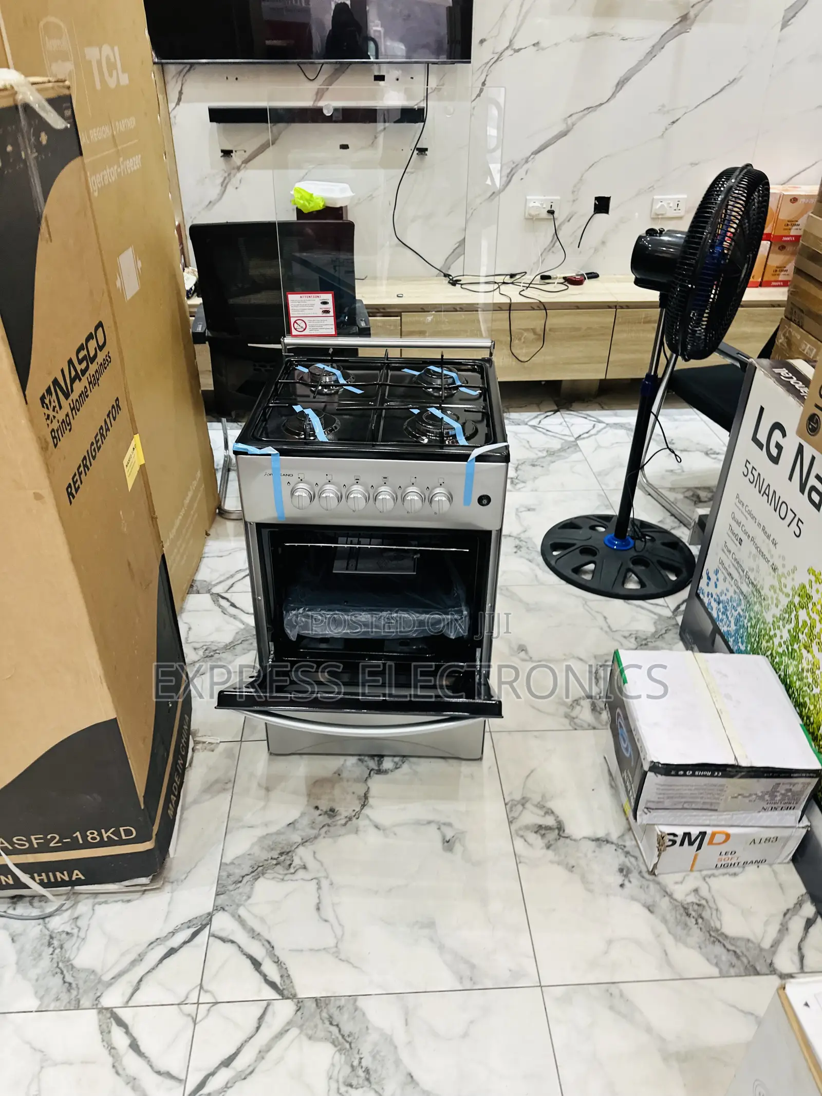 Zealous Slow New Gas Cooker Oven 4burner 50/50