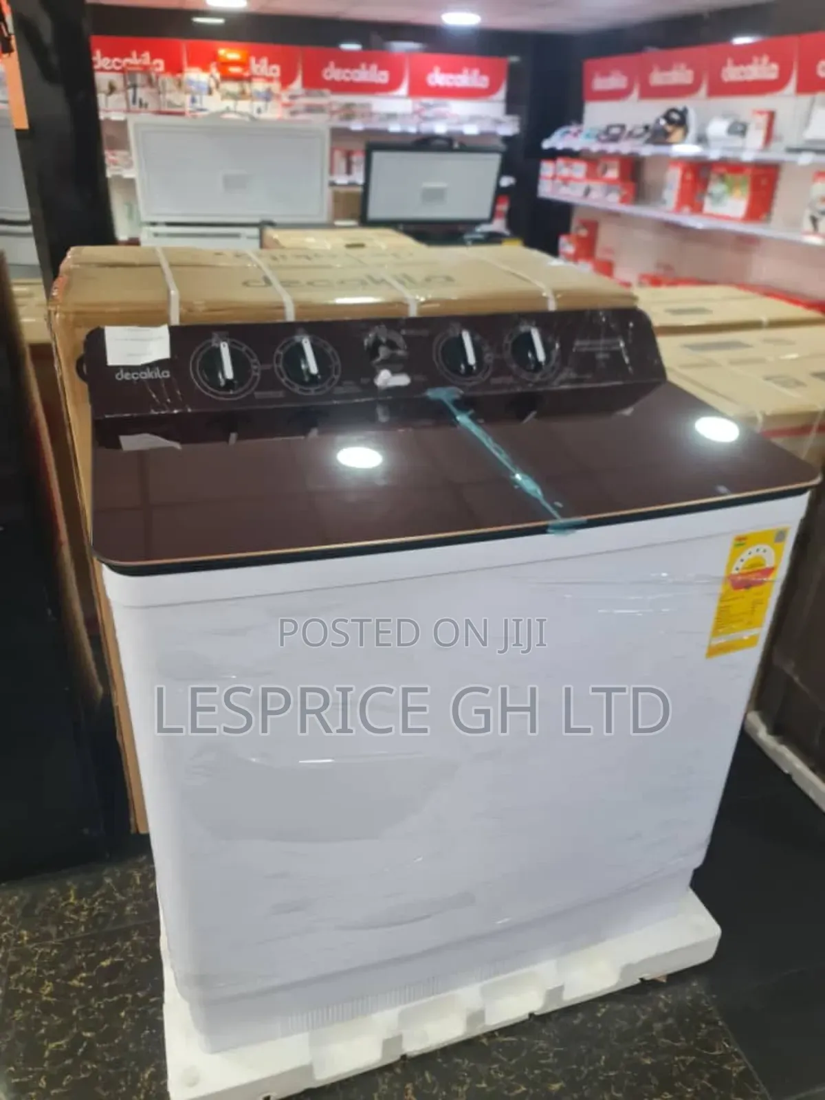 Easy to Handle: Decakila 15kg Semi-Automatic Washer