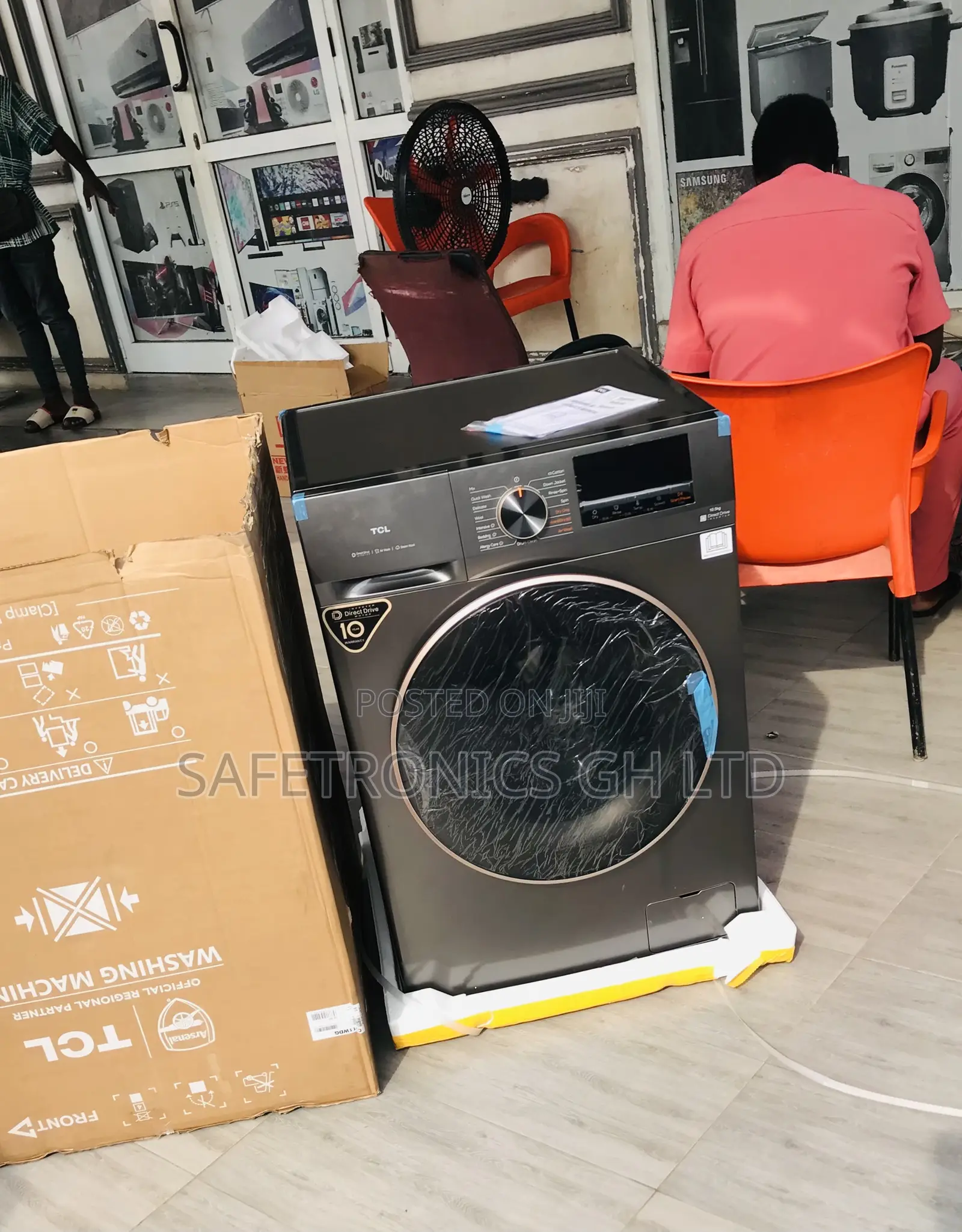 Classic Good Fullauto 11kg Frontload TCL Grey Inverter Smart
