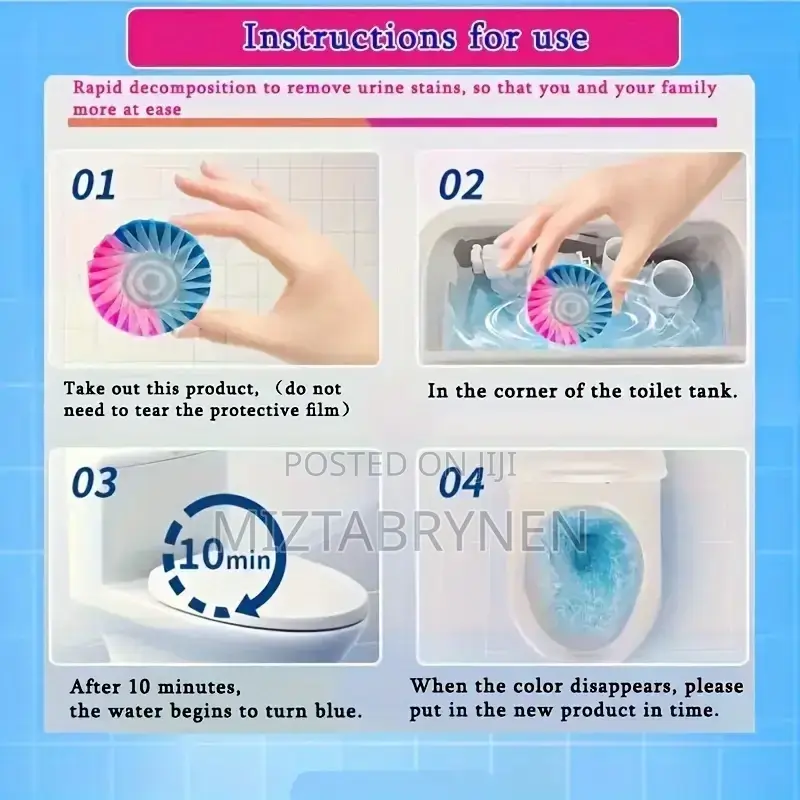 Automatic Toilet Cleaner 4 Months Value Pack