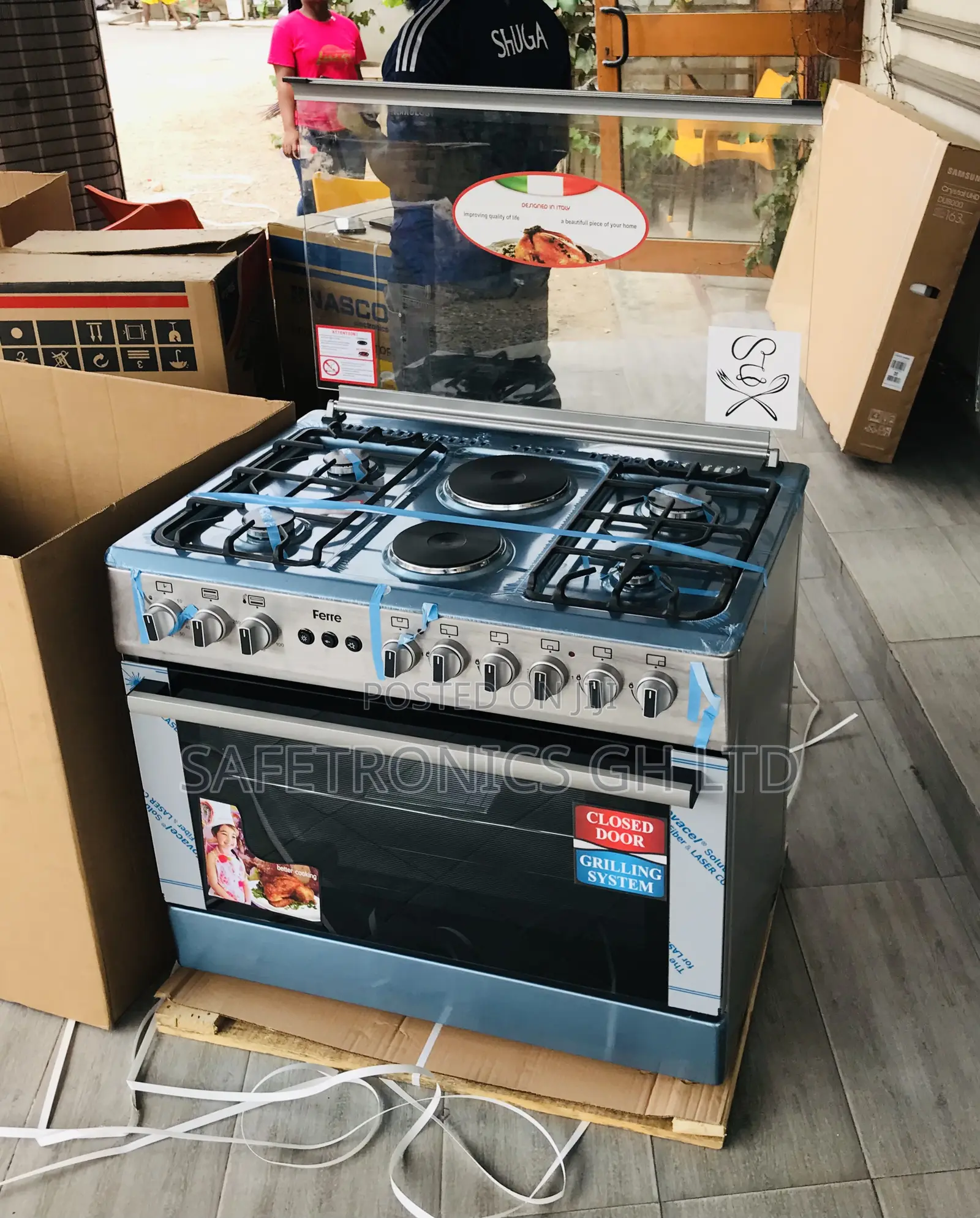 Design Ferre Oven Turkish 4 Gas 2 Electric Get 60/90