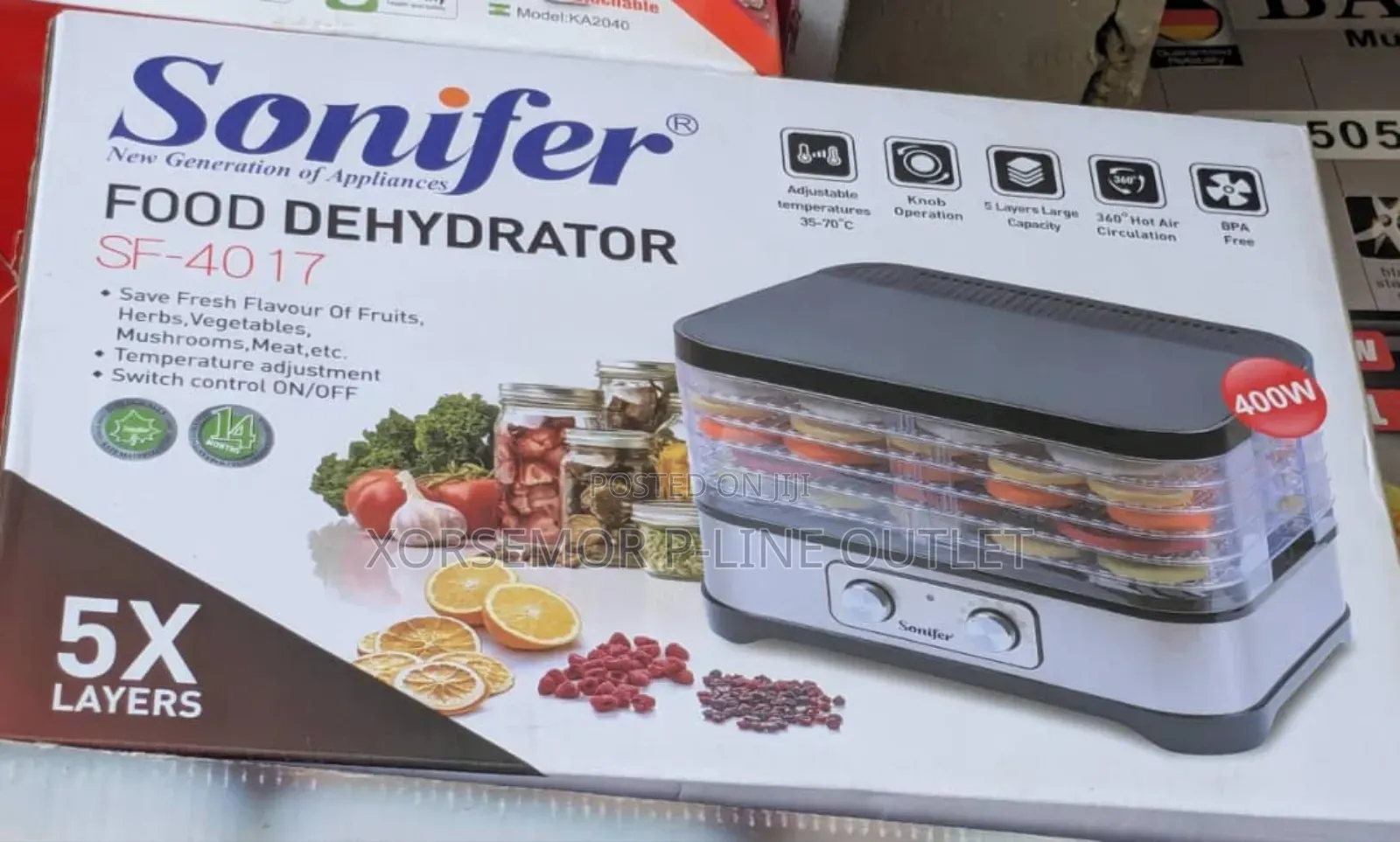 Sonifer Sf-4017 Food Dehydrator