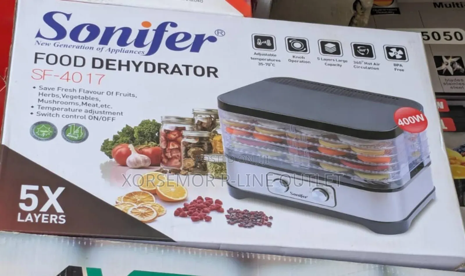 Sonifer Sf-4017 Food Dehydrator