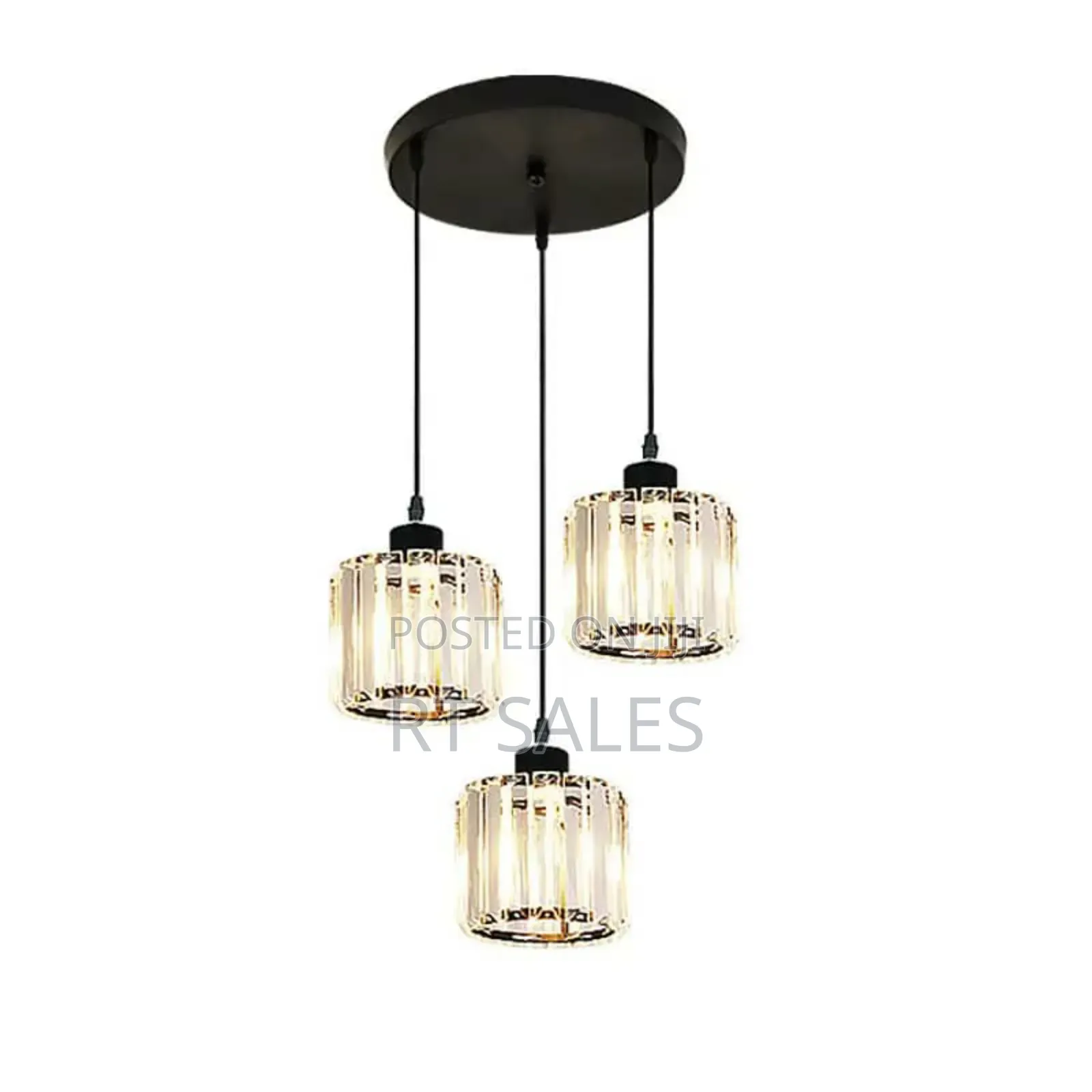 Crystal 3 in 1 Ceiling Pendant Light.