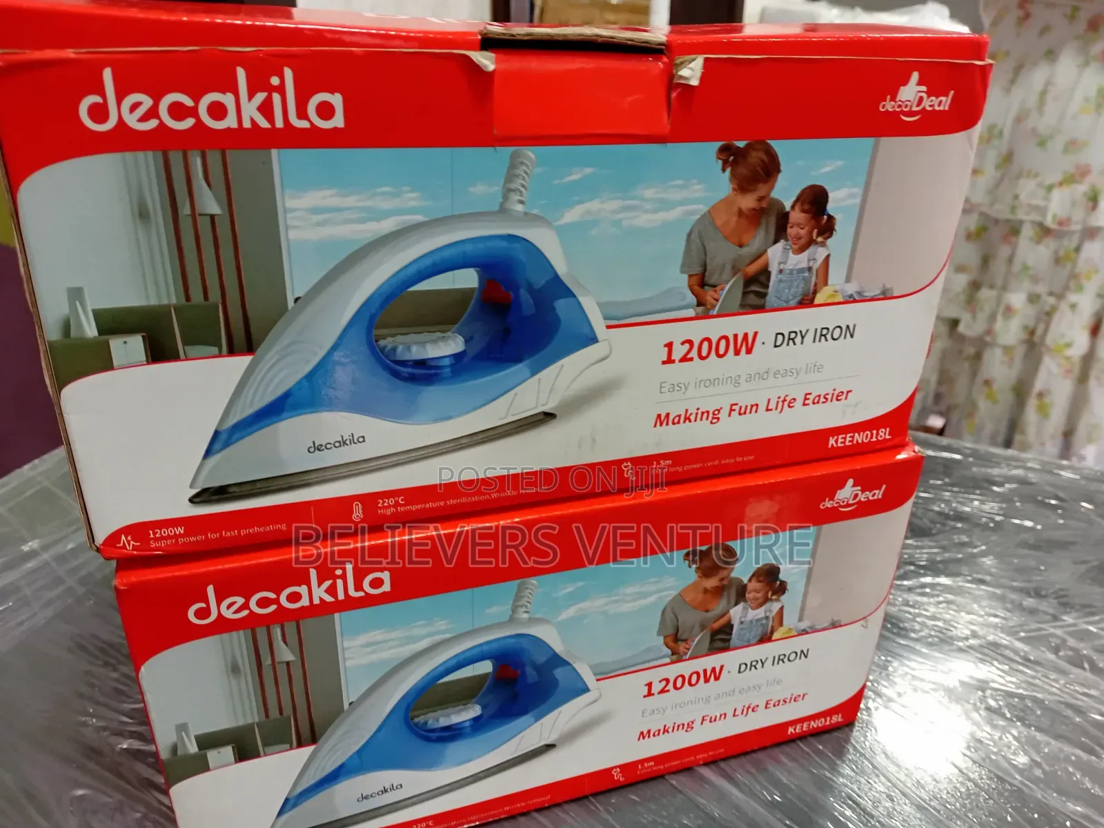 Sharp Cloth Dry Iron Decakila 1200w Decakila Iron