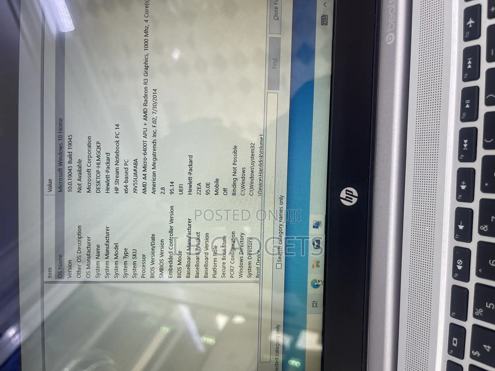 Laptop HP Stream Laptop 2GB AMD SSD 32GB