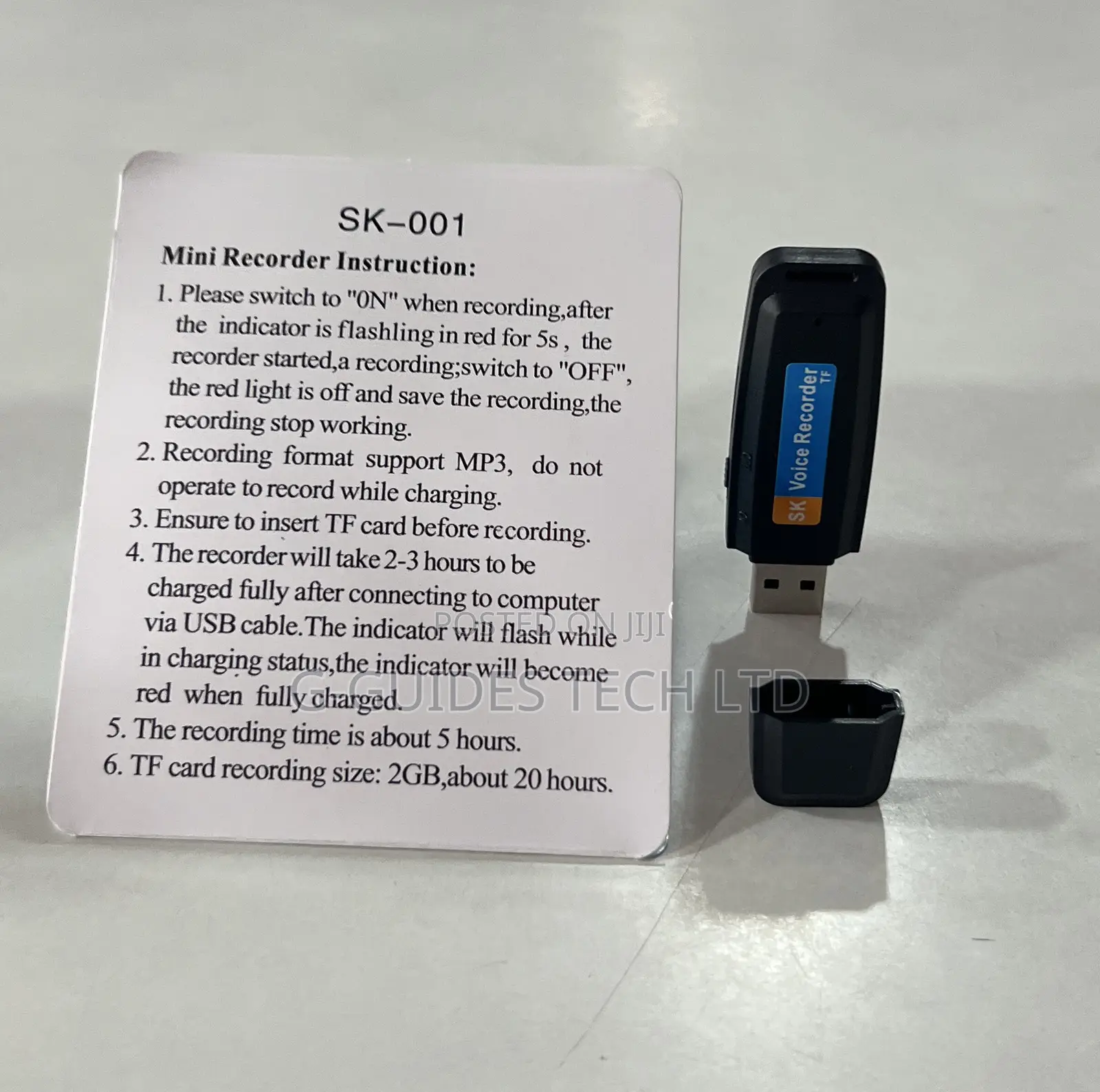Sk Voice Recorder, Usb Voice Recorder Tf