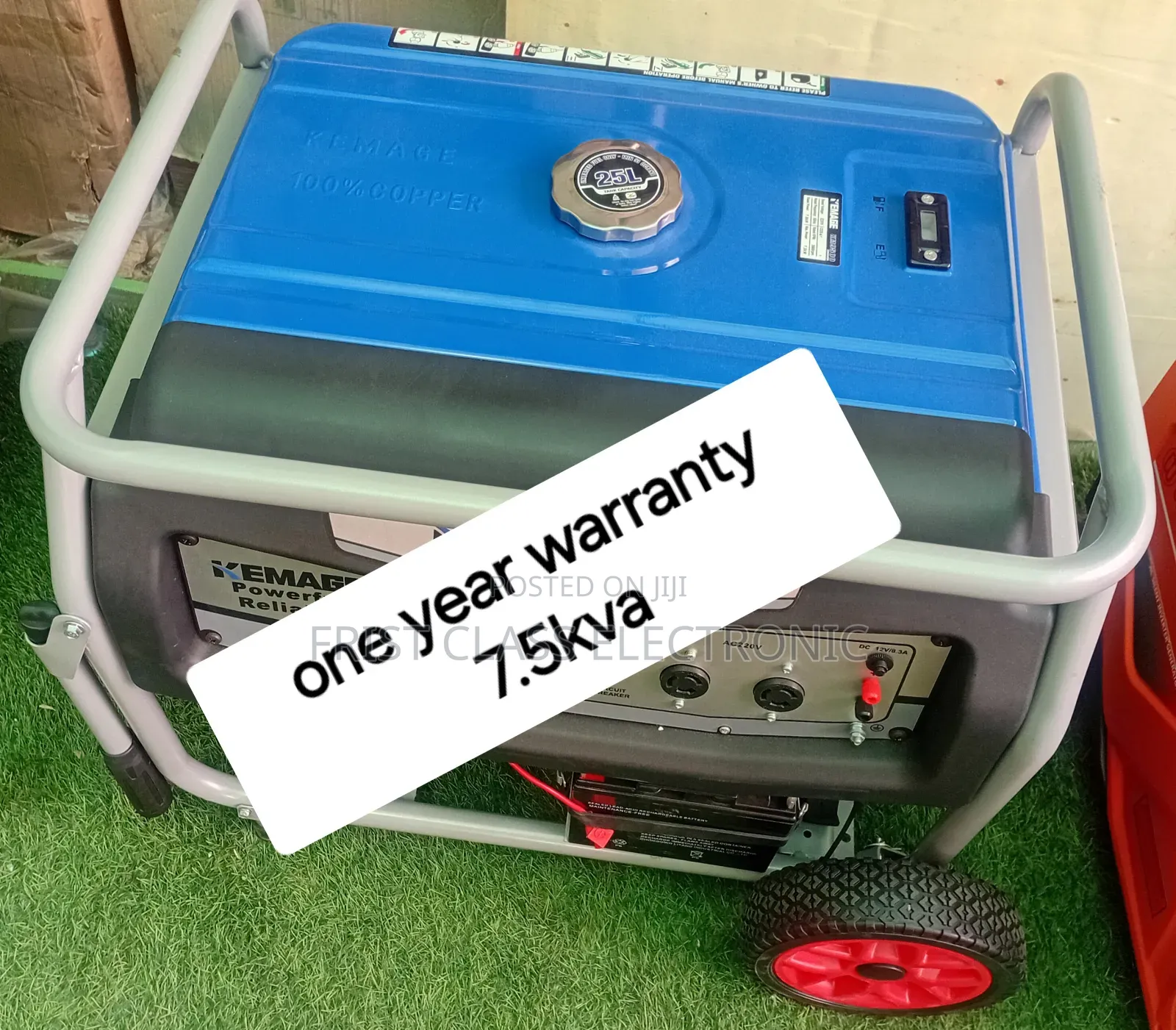 7.5kva Kemage Petrol Generator With Wheels