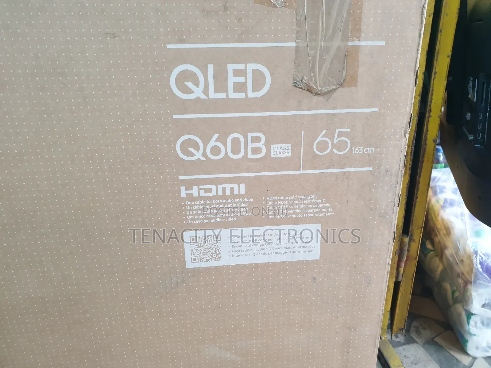 New 65"Airslim Qled Samsung Uhd HDR Smart Satellite Tv