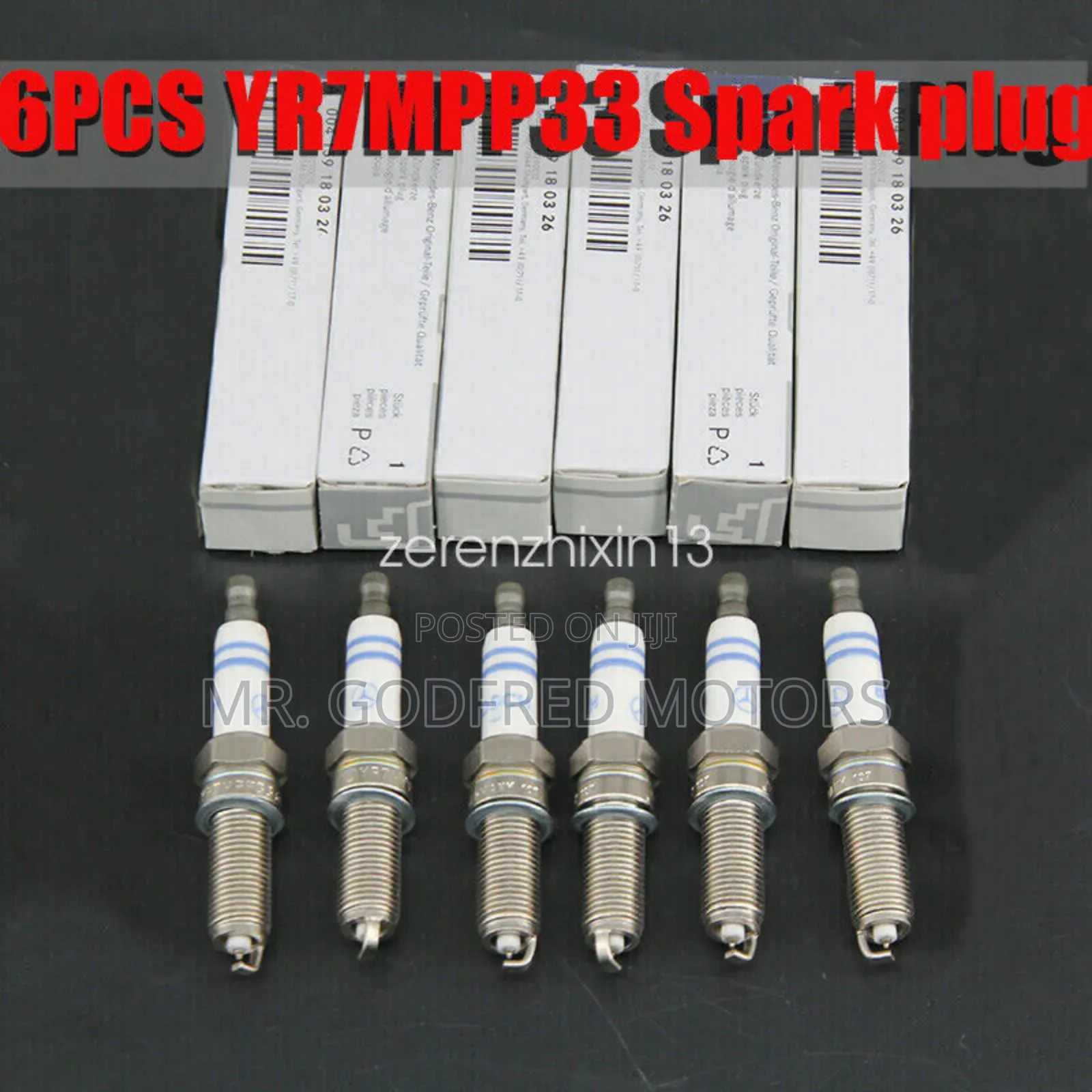 Mercedes Benz C300 2008-12 V.6 Spark Plugs. Original.