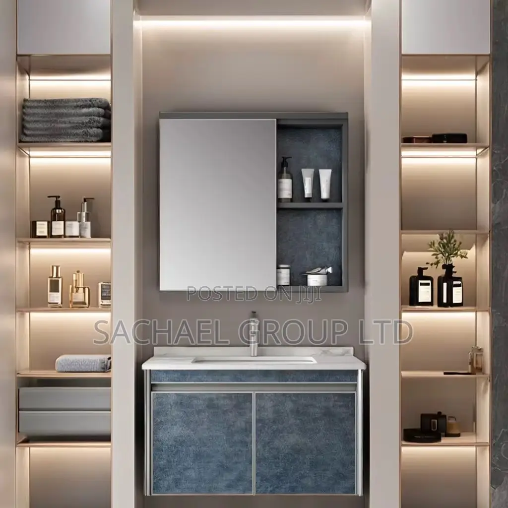 Vanity Cabinet Basin With Mirror