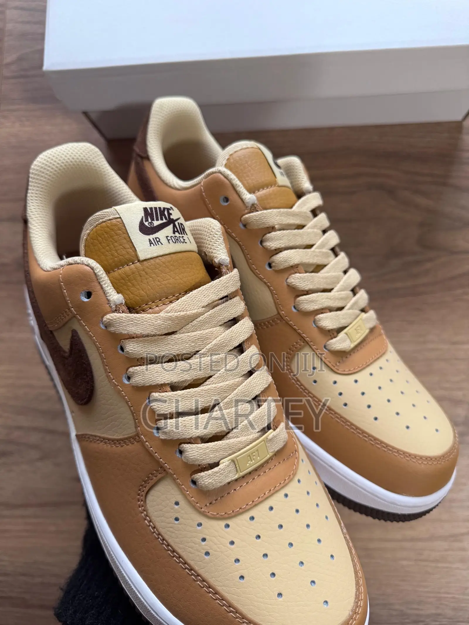 Nike Airforce 1 Lows Beige Free Delivery