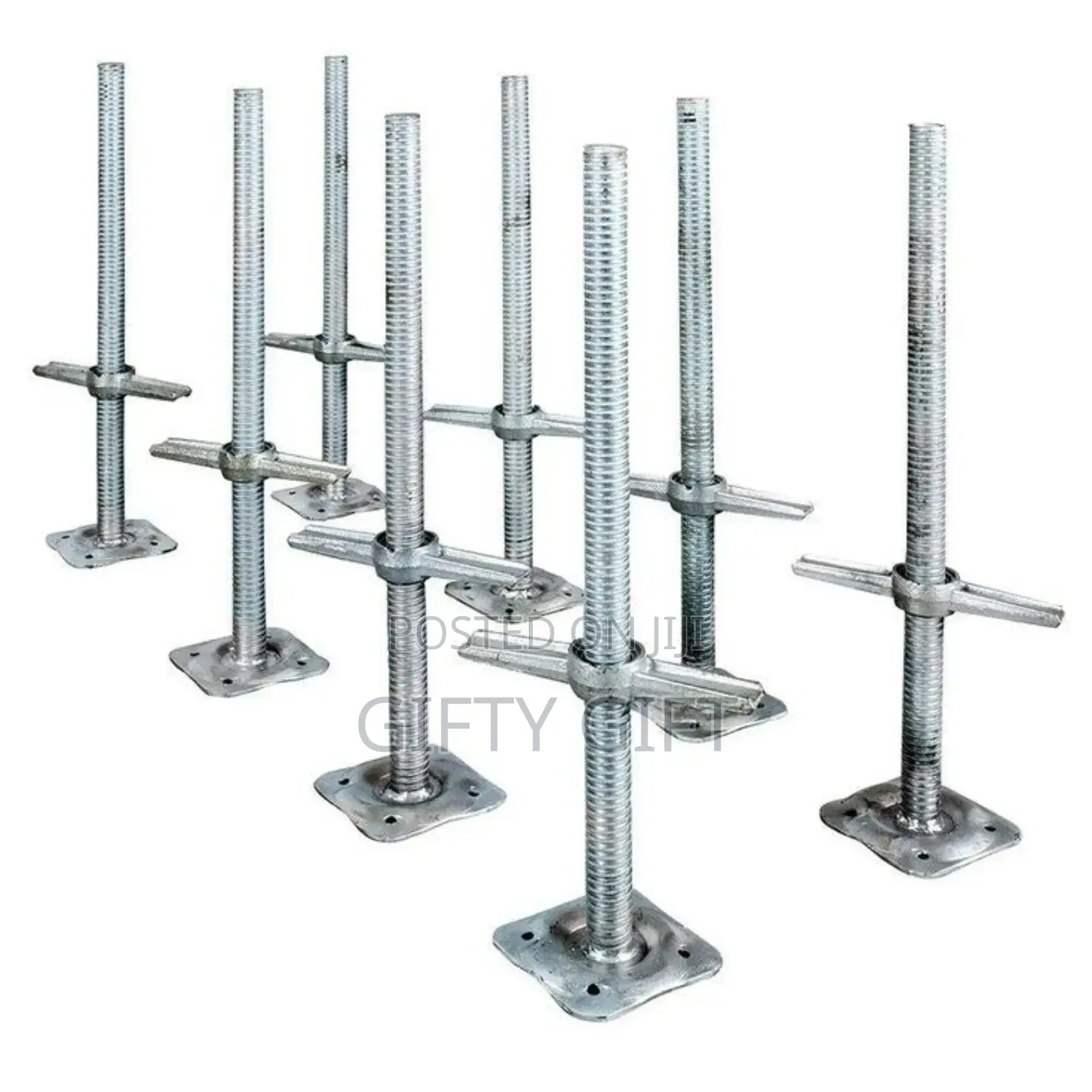 Base Jack Adjustable for Scaffolds and Round Pipes for Sale